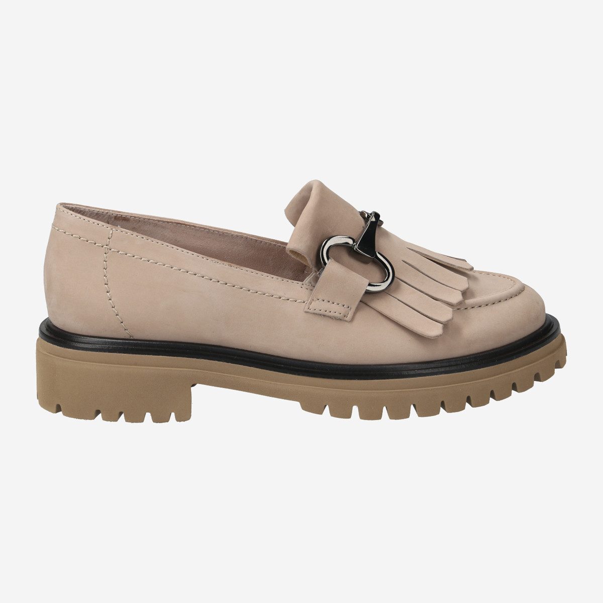 Paul Green 2734-064, Slipper & Mokassin in Beige für Damen Slipper