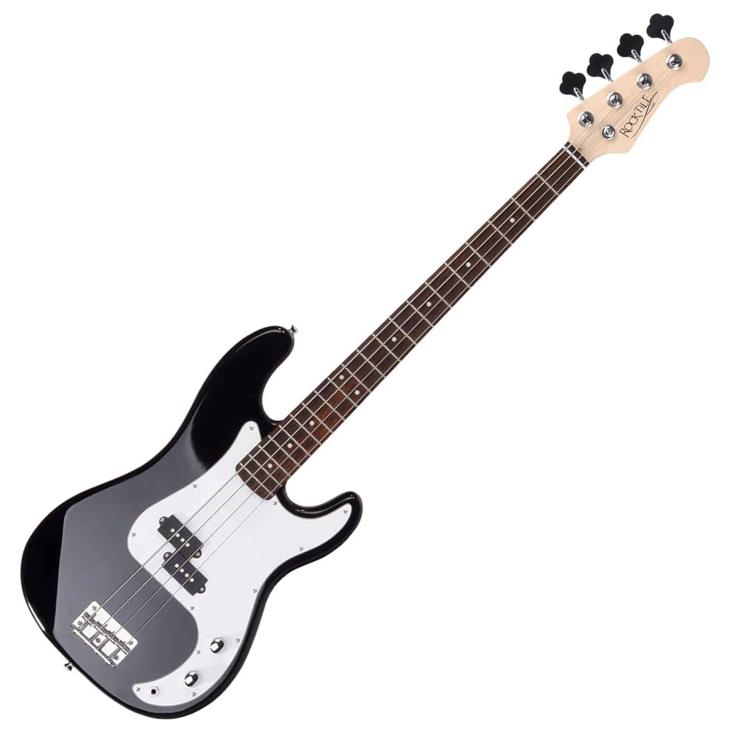 Rocktile E-Bass PB Precision-Style Bassgitarre, Spar-Set, inkl. Verstärker, Metro-Tuner, Gigbag, Gurt, Kabel & Gitarrenständer, inkl. Verstärker, Gigbag, Gurt, Kabel, Metro-Tuner und Gitarrenständer