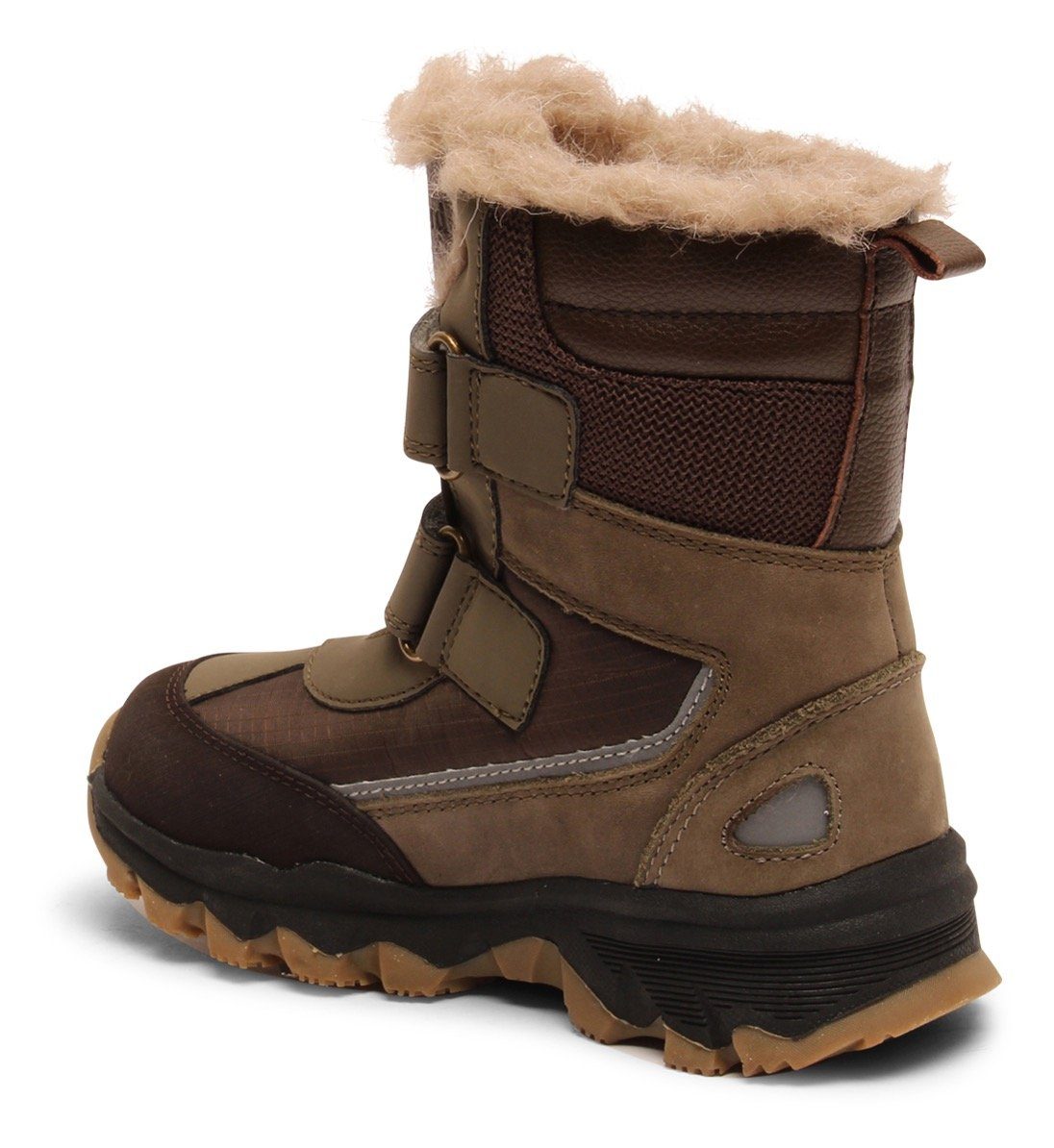 khaki-schwarz eddie tex mit bisgaard Bisgaard Winterstiefel TEX-Membrane