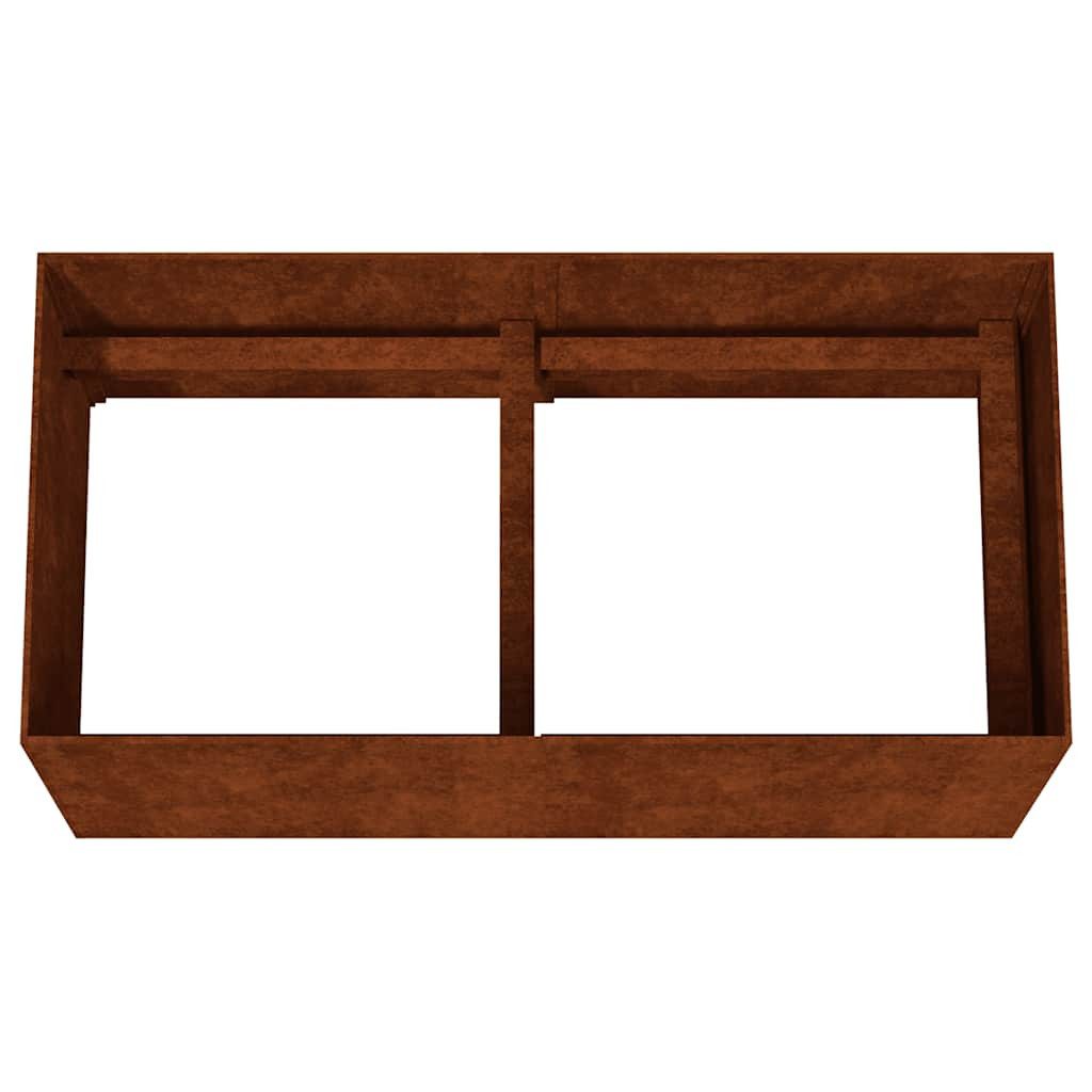 vidaXL Hochbeet Hochbeet 200x40x40 cm Cortenstahl (1 St) – Bild 5 von 5