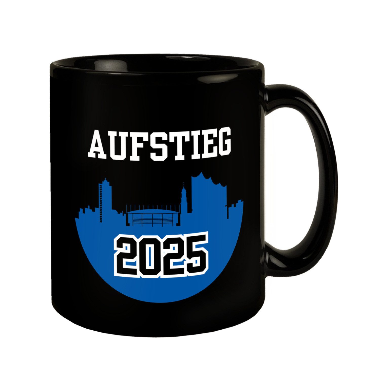 Tasse Hamburg Skyline Aufstieg 2025 Tasse für Fußballfans