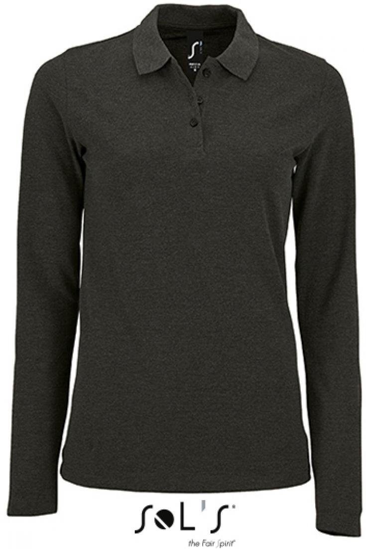 SOLS Langarm-Poloshirt Damen Long-Sleeve Piqué Polo günstig online kaufen