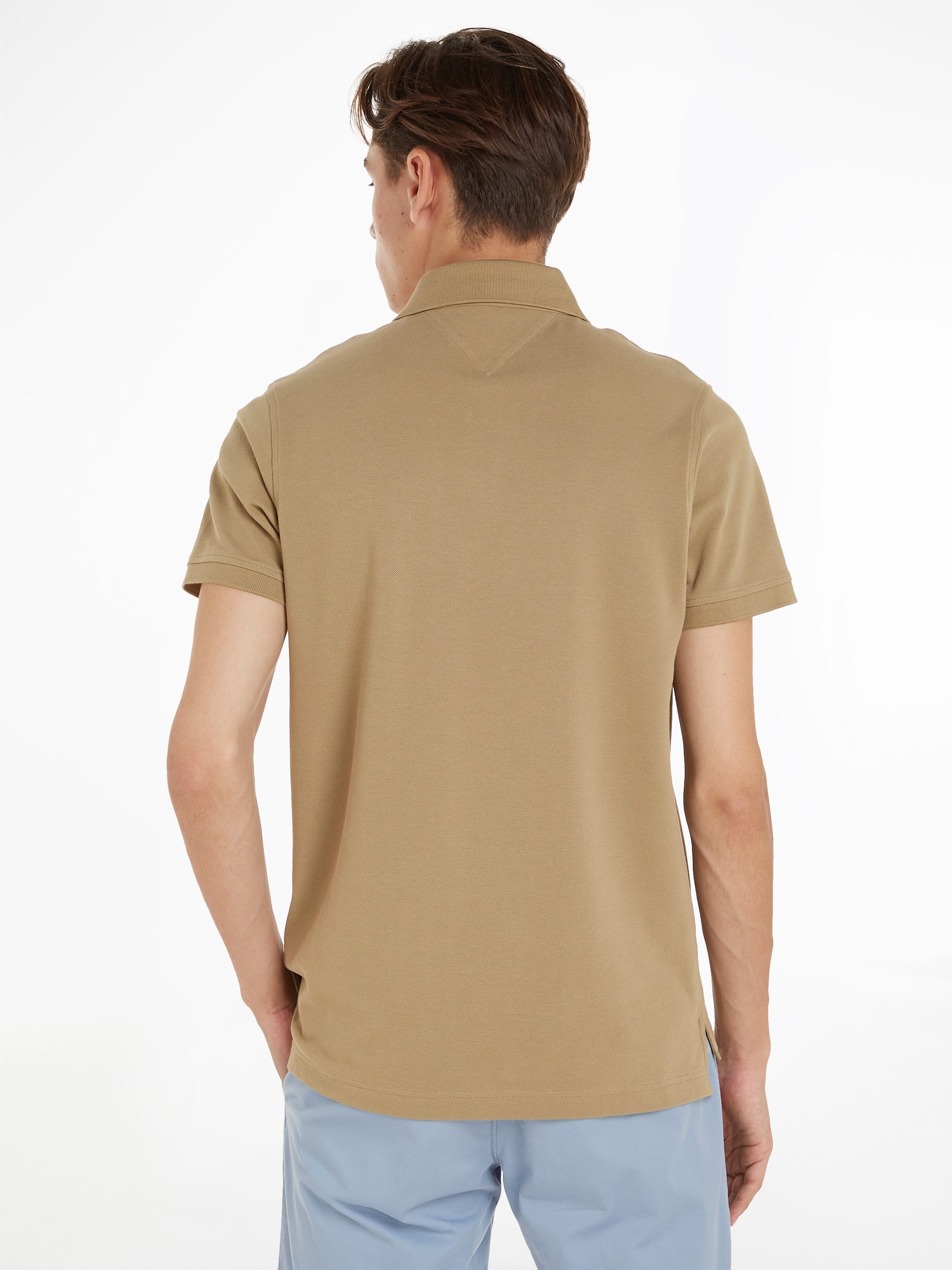 Tommy Hilfiger Poloshirt 1985 SLIM POLO Markenstickerei, aus Baumwoll-Piqué günstig online kaufen