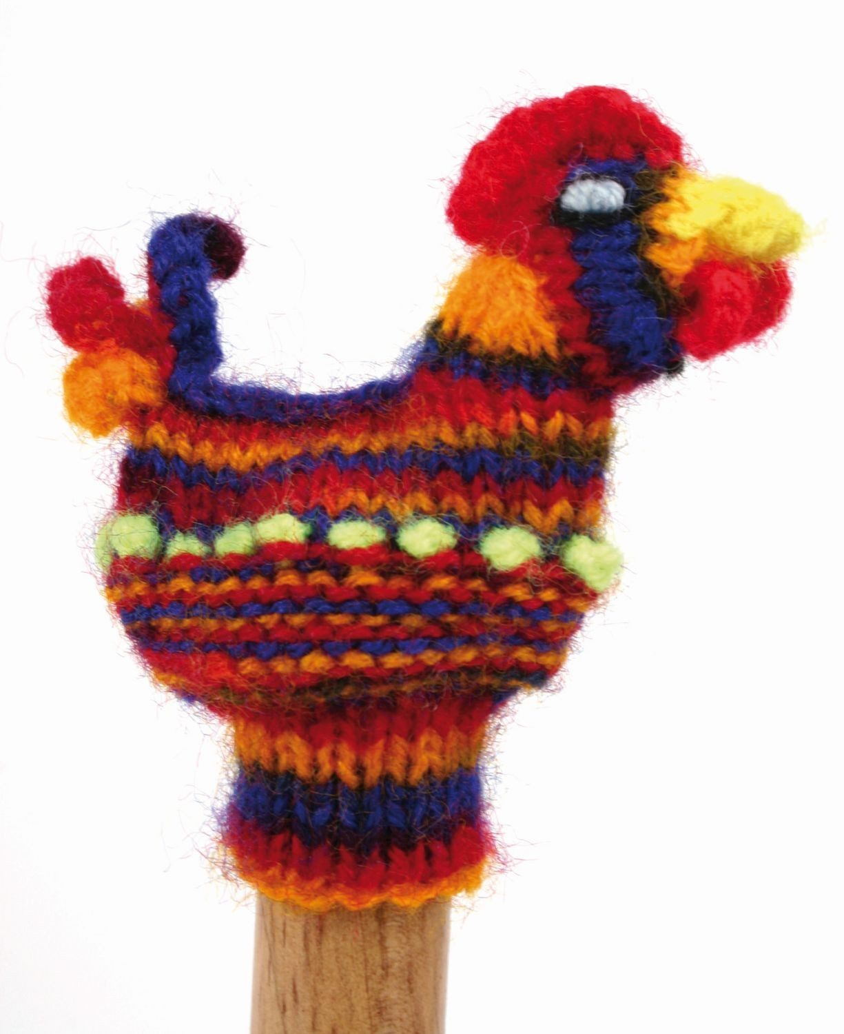 El Puente Fingerpuppe Gestrickte Fingerpuppe "Henne", Handmade, Handmade
