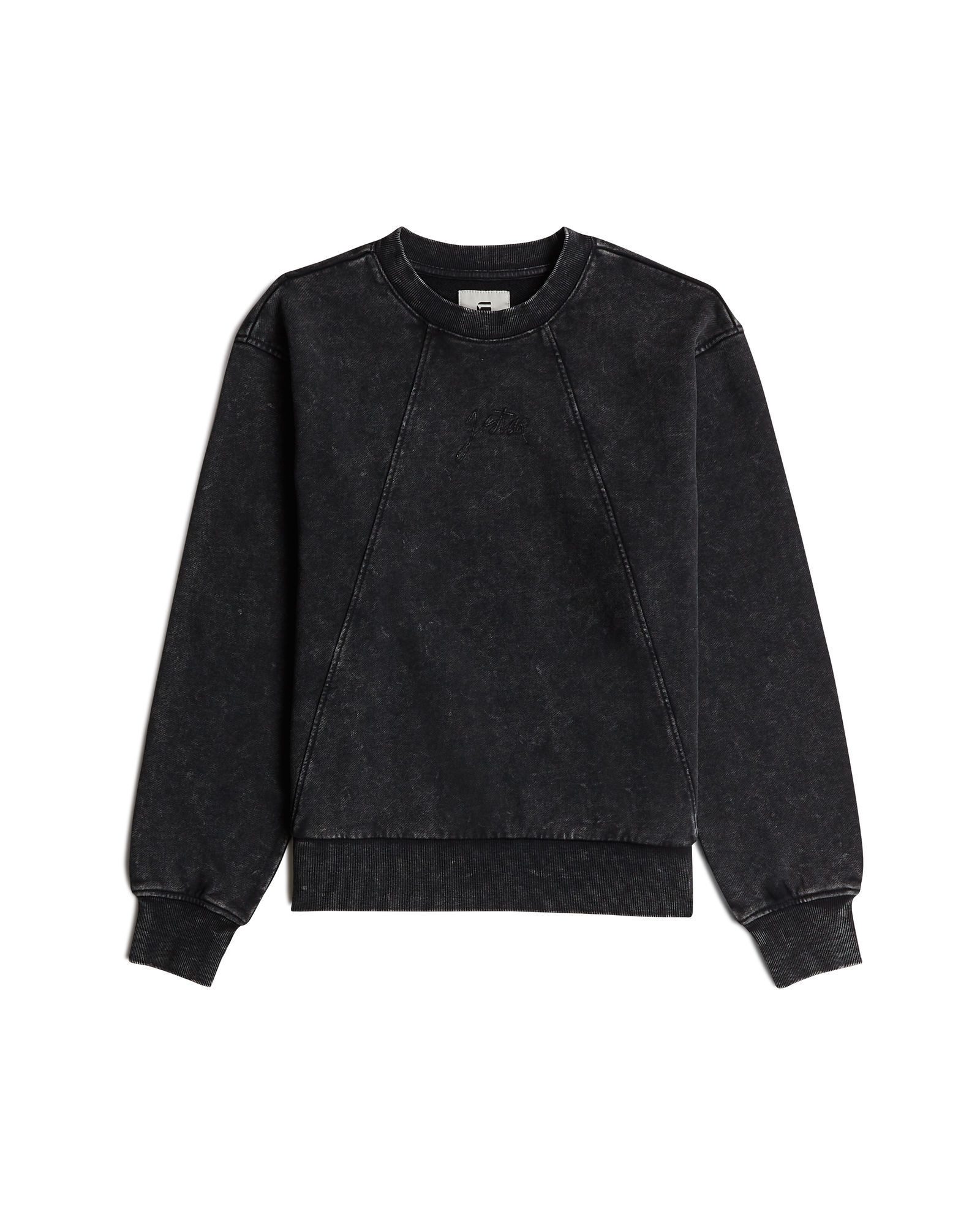 G-STAR Longpullover Washed A Line Script Sweater