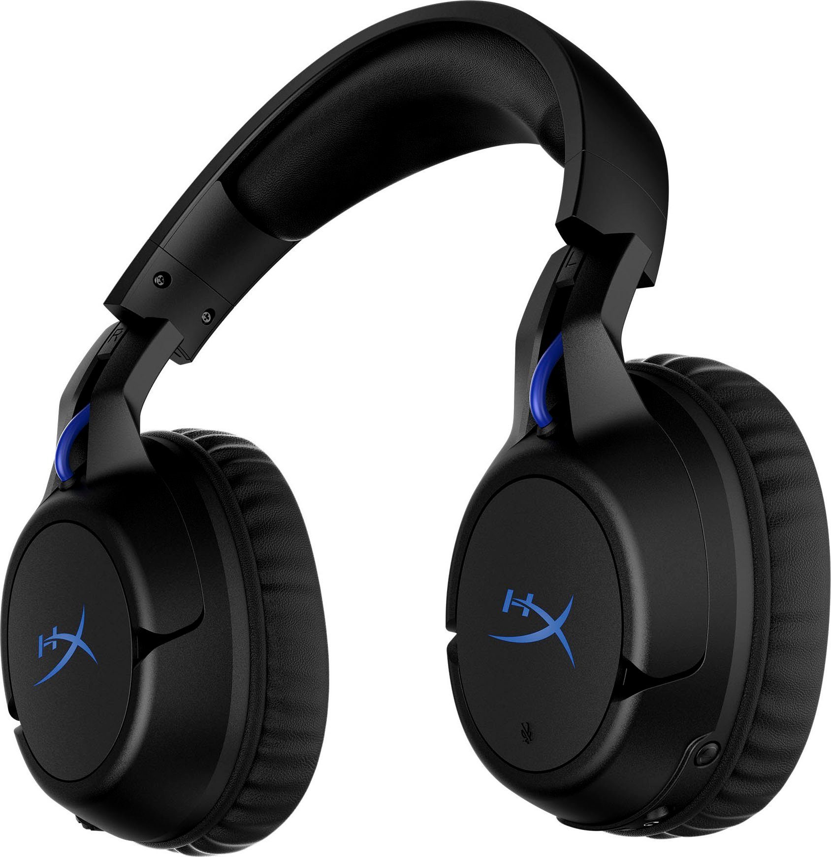 Black/Blue Cloud abnehmbar, (Mikrofon Flight Wireless für Gaming-Headset Wireless) HyperX Rauschunterdrückung, PlayStation