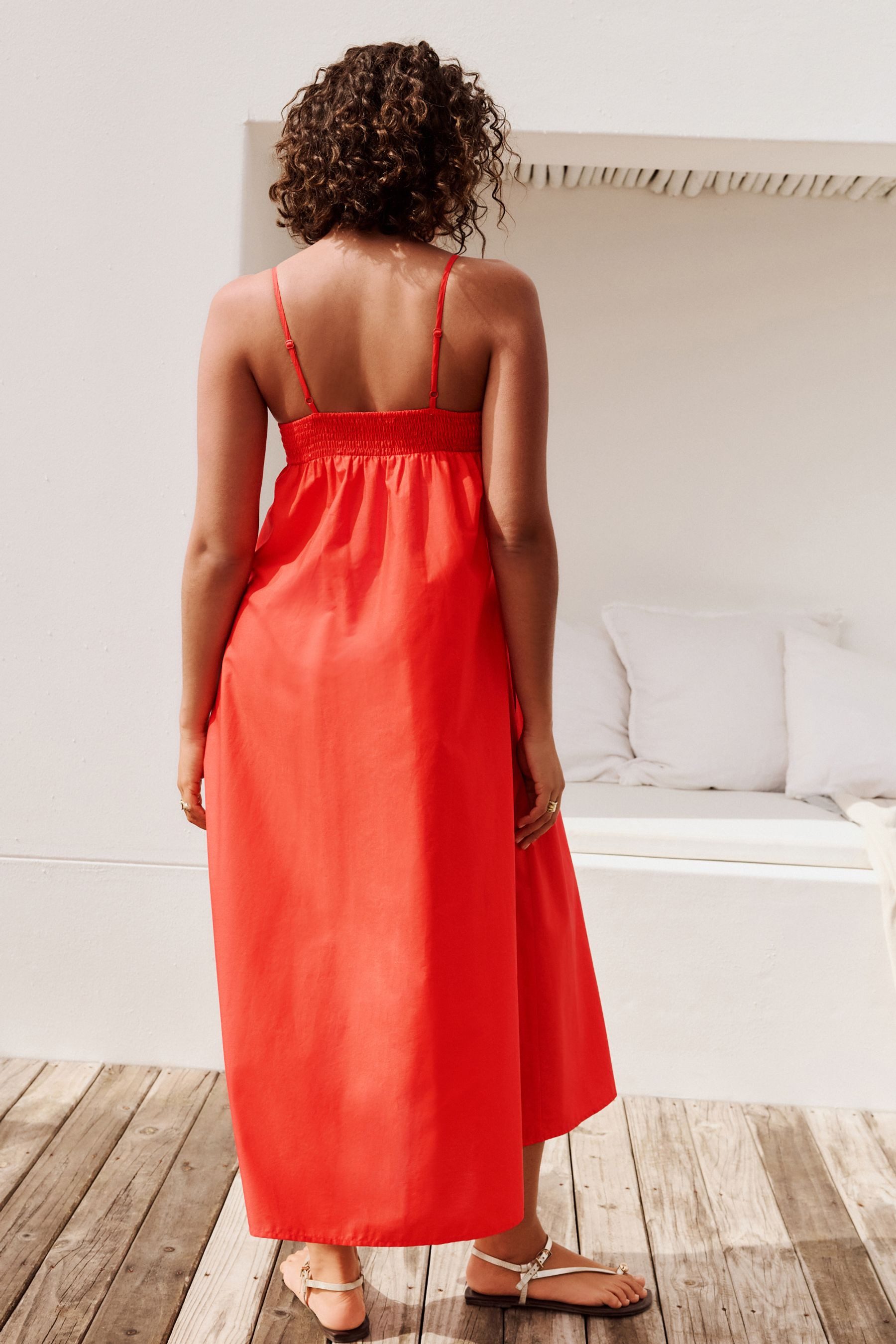 Next Midikleid Midikleid aus 100 % Baumwolle günstig online kaufen