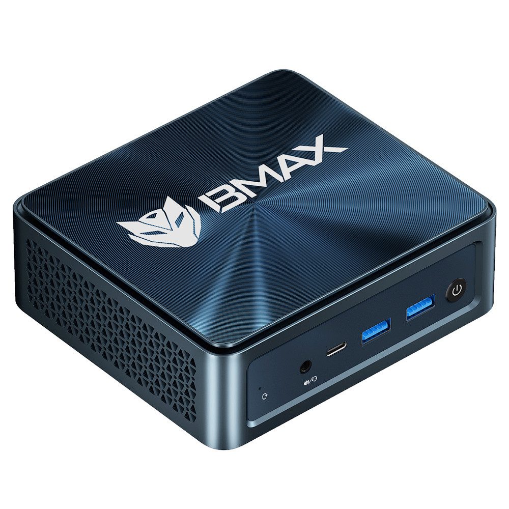 BMAX B10 Pro Intel i7-13620H, 10 Kerne, max.4,9 GHz, 24 GB+ 1 TB Mini-PC (Intel Core i7-13620H, 24 GB RAM, 1024 GB SSD, DP + HDMI + USB-C für Dreifachanzeige)