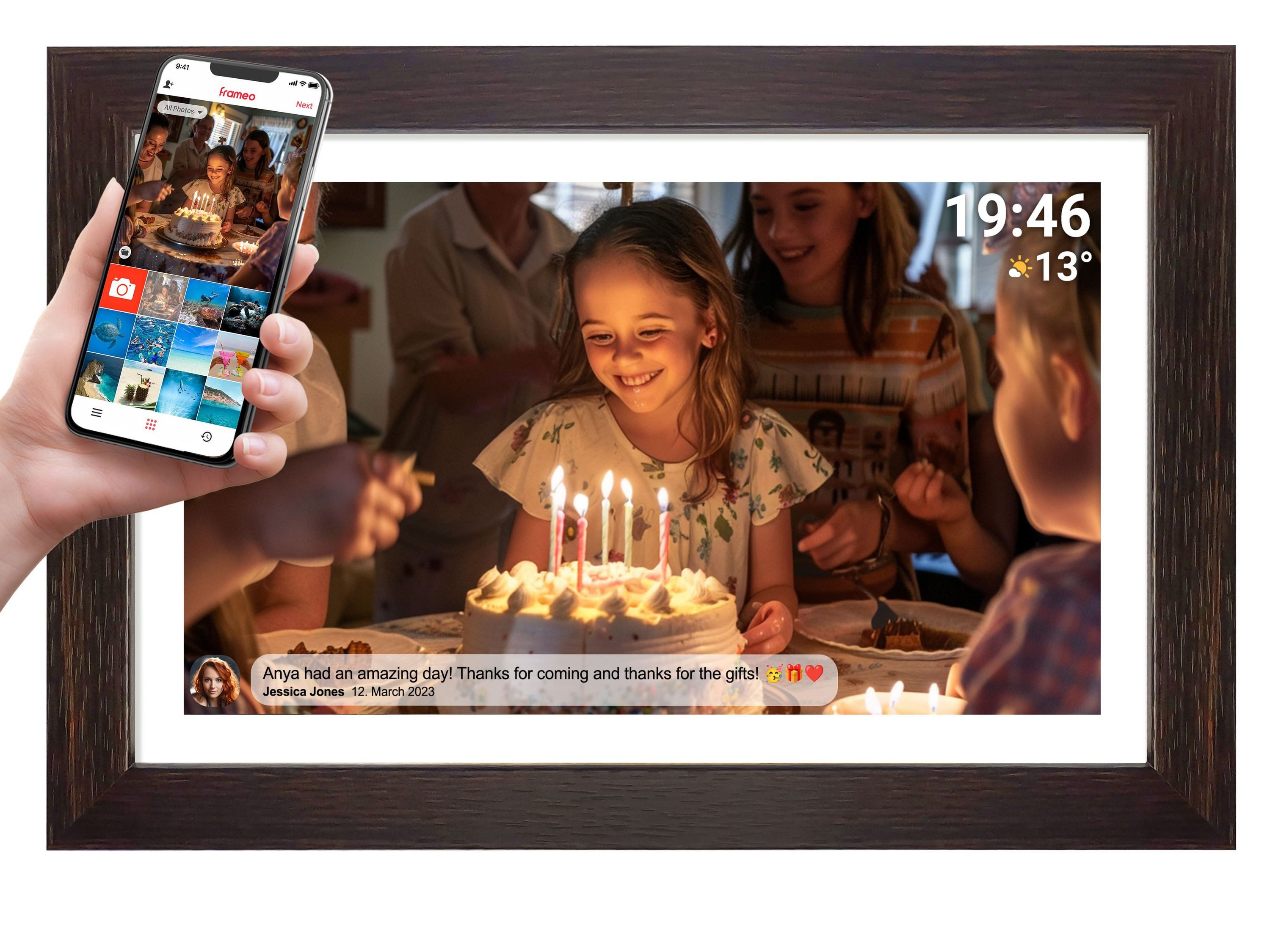 Denver Digitaler Bilderrahmen (XXL Fotorahmen mit günstig online kaufen