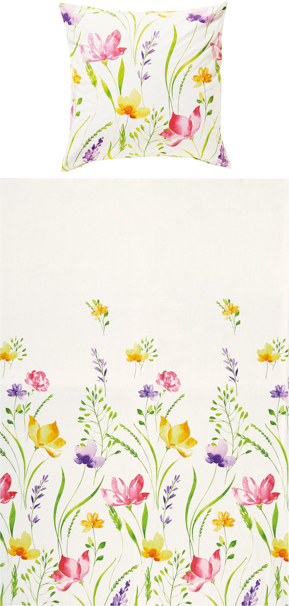 REDBEST Bettwäsche Bettwäsche, Biber, Blumen günstig online kaufen