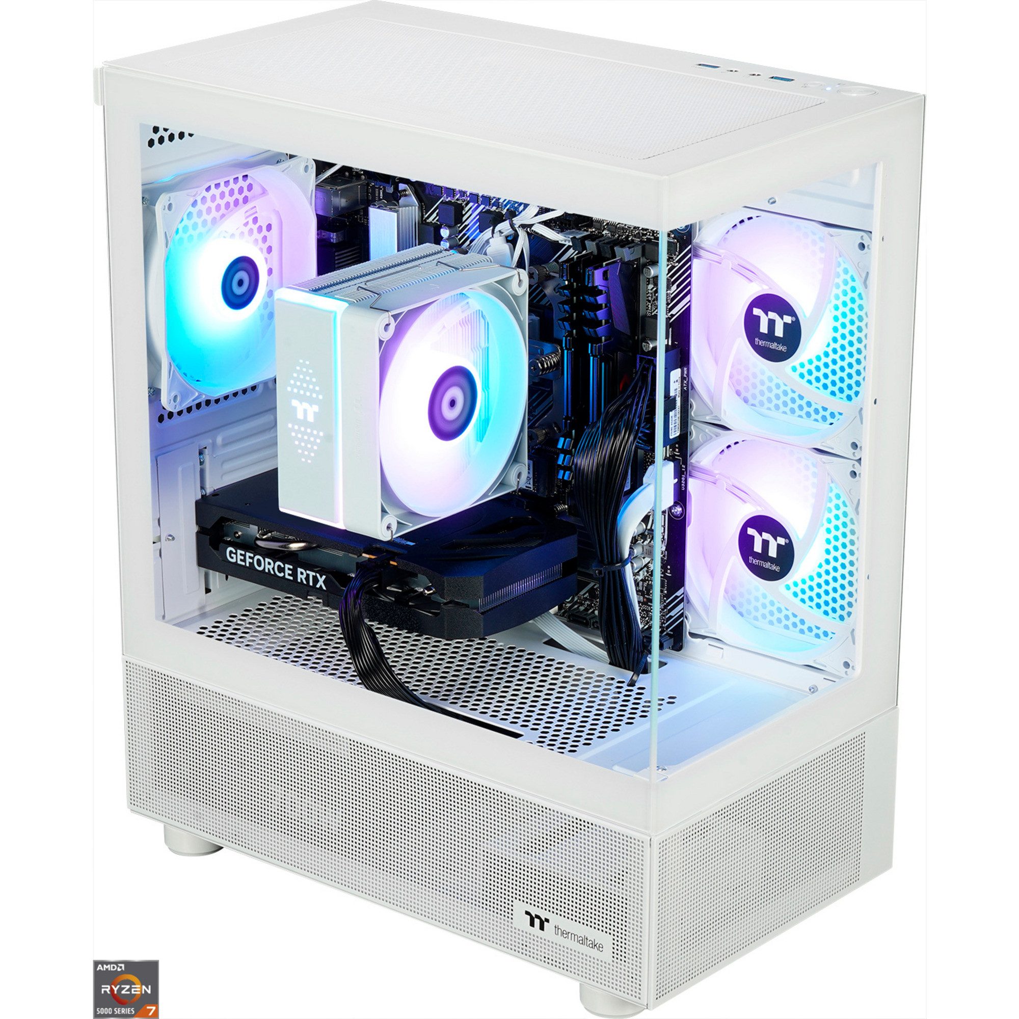 Thermaltake Thermaltake FTW A-Line 5060 Snow, Gaming-PC, PC (AMD Ryzen 7, NVIDIA GeForce RTX 5060, 32 GB RAM)