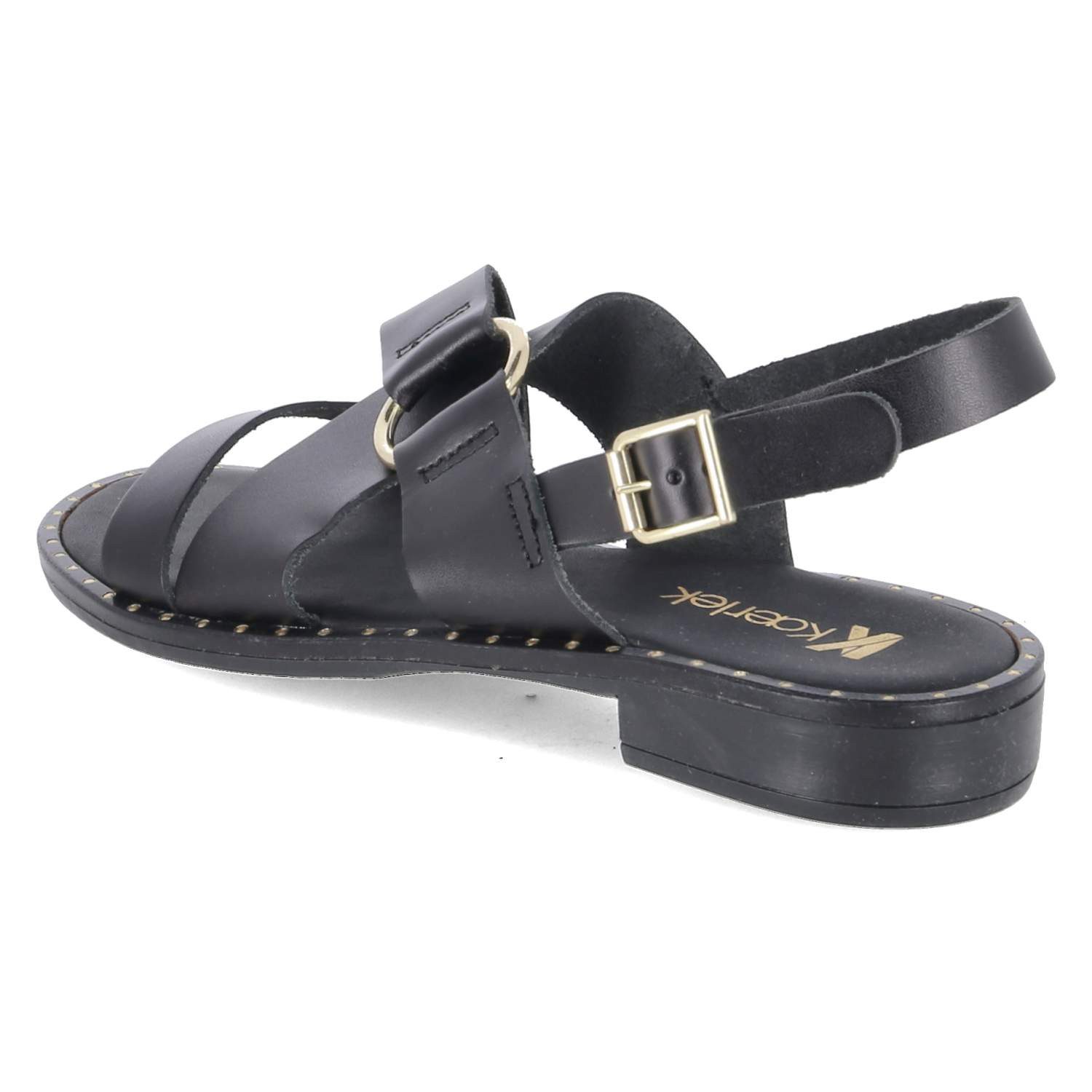 Kaerlek Kaerlek 1588/8263 NERO Damen Glattleder black Sandalette