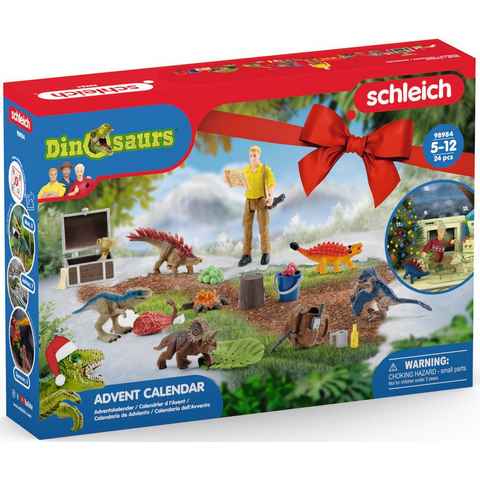 Schleich® Spielzeug-Adventskalender DINOSAURS 2023 (24-tlg)