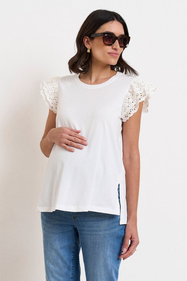 Seraphine T-Shirt Seraphine Umstands-Top aus Baumwolljersey (1-tlg)