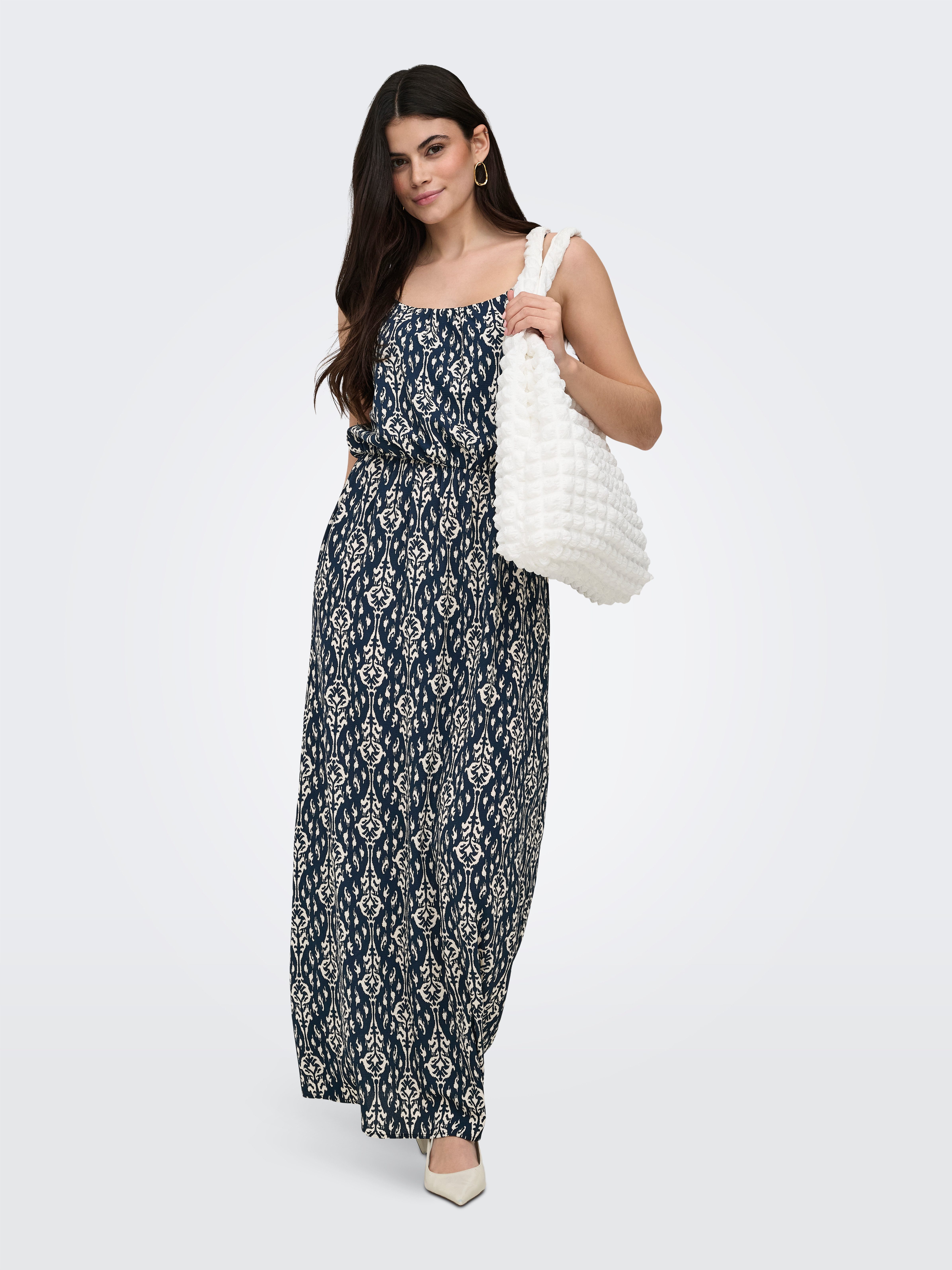 ONLY Maxikleid ONLWINNER S/L MAXI DRESS NOOS PTM Materialmix, regular fit