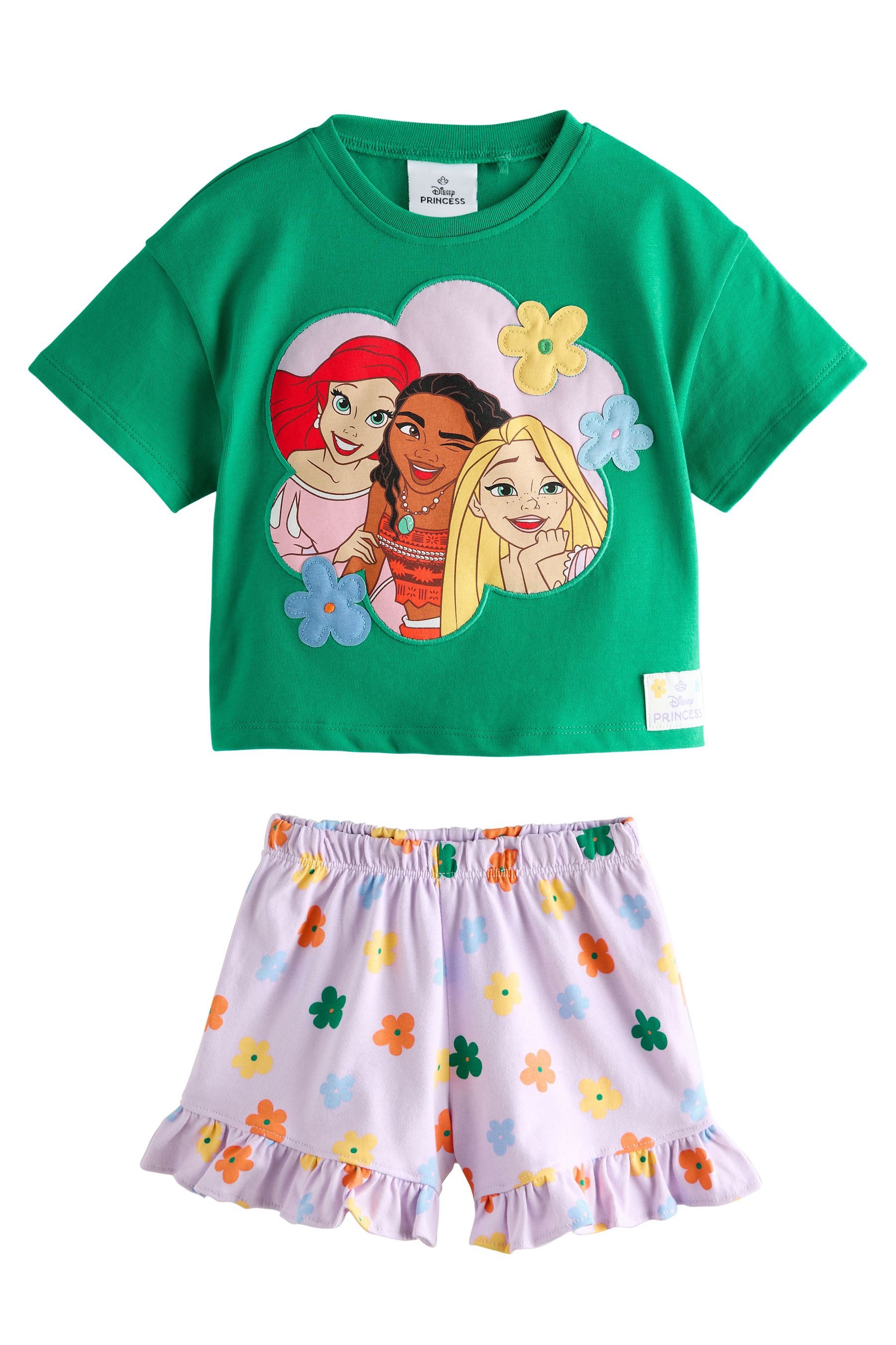 T-Shirt & Shorts Shorts-Set, Disney Prinzessin