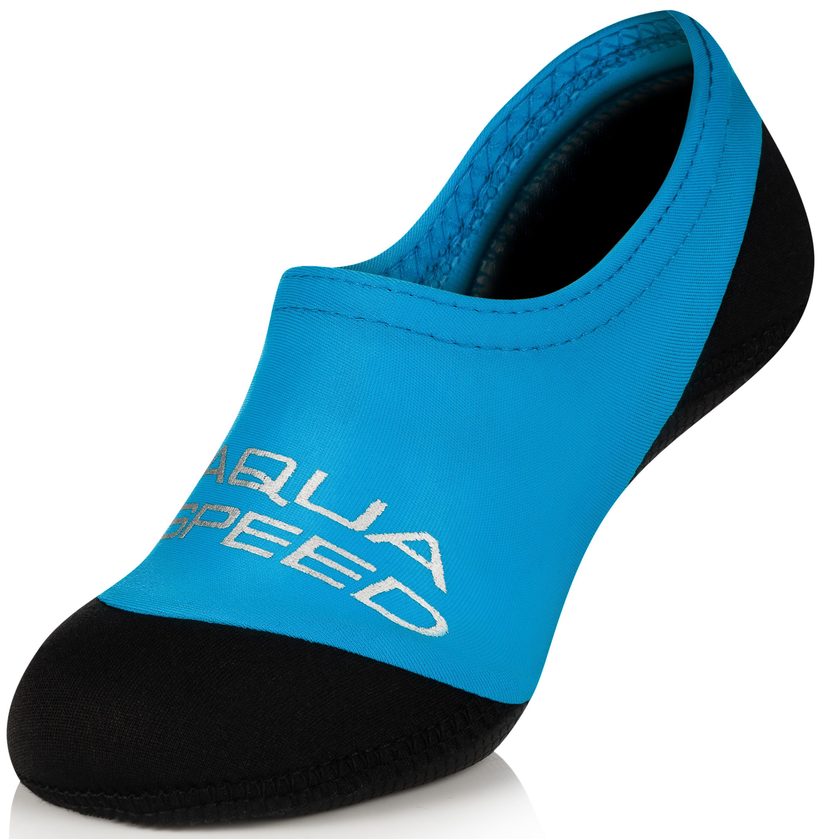 Aqua Speed Neopren-Socken Kinder 26/27 – Perfekt für warme & trockene Füße Wasserschuh (Rutschfeste Schwimmsocken – weich & angenehm, Neopren Wassersocken Schwimmaccessoires) Neopren-Wassersocken in Blau – Bequem & elastisch für kleine Füße