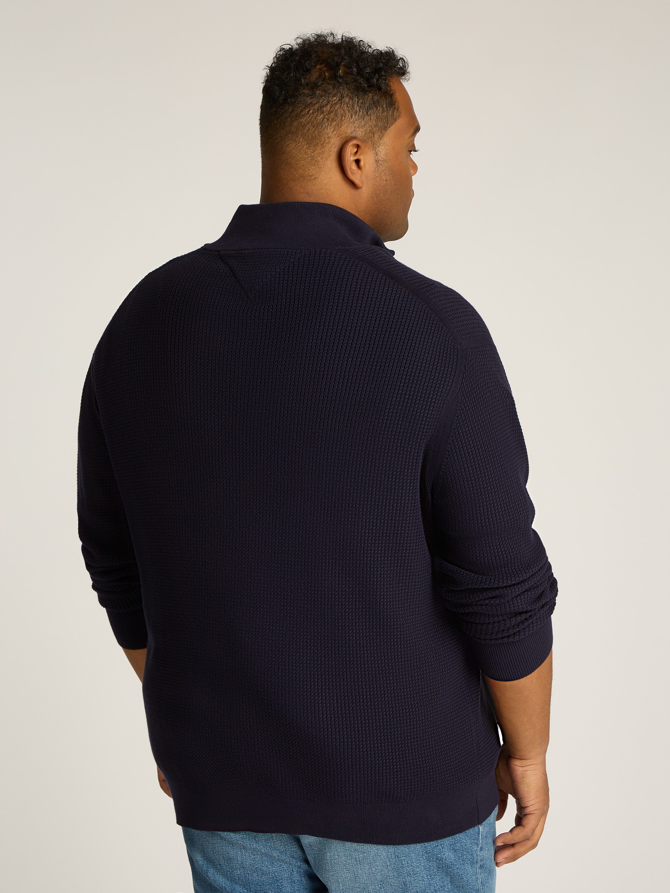 Tommy Hilfiger Big & Tall Stehkragenpullover günstig online kaufen