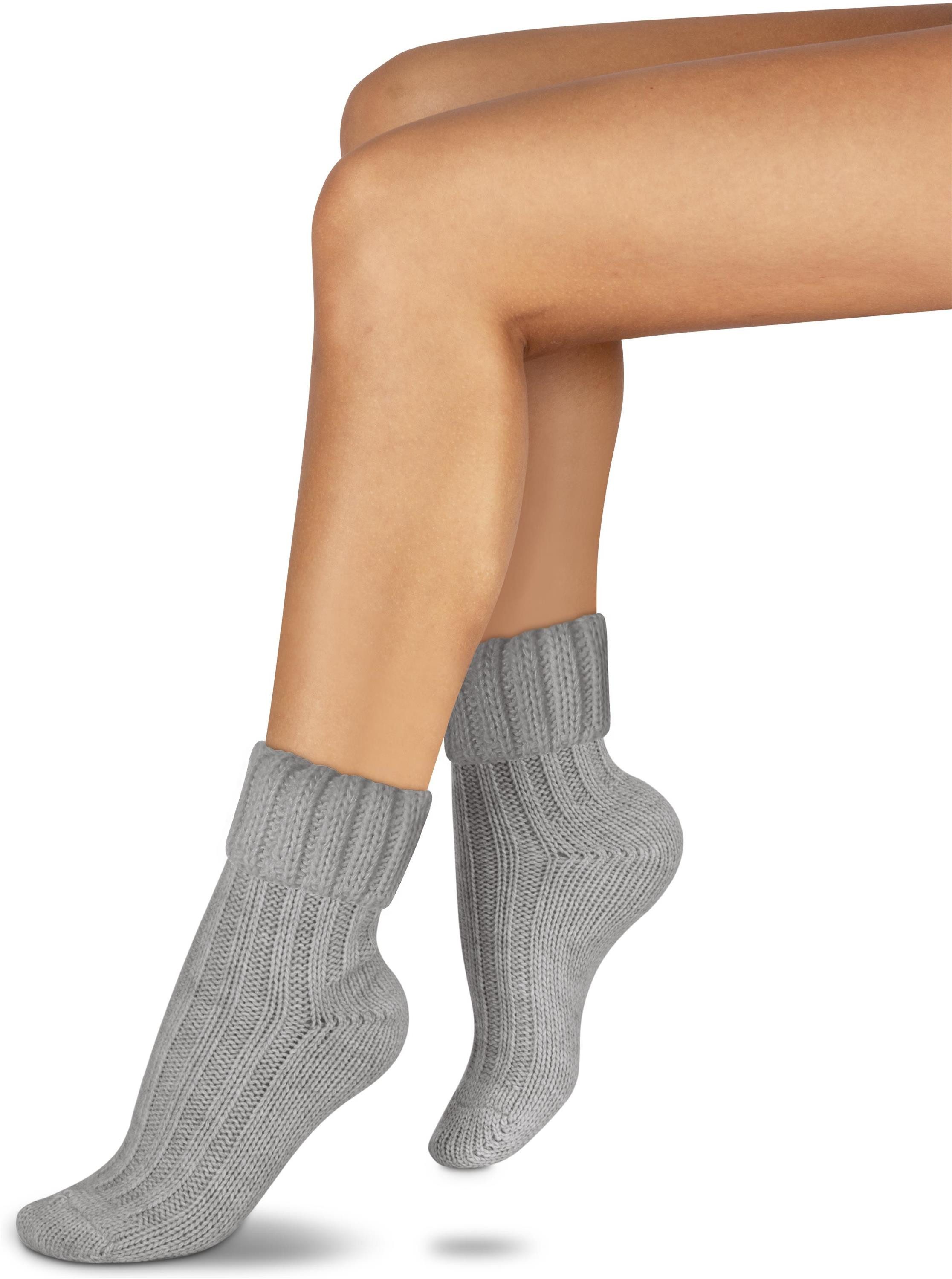 normani Thermosocken 2 Paar Alpaka-Socken mit Umschlag (Set, 2-Paar, 2 Paar günstig online kaufen
