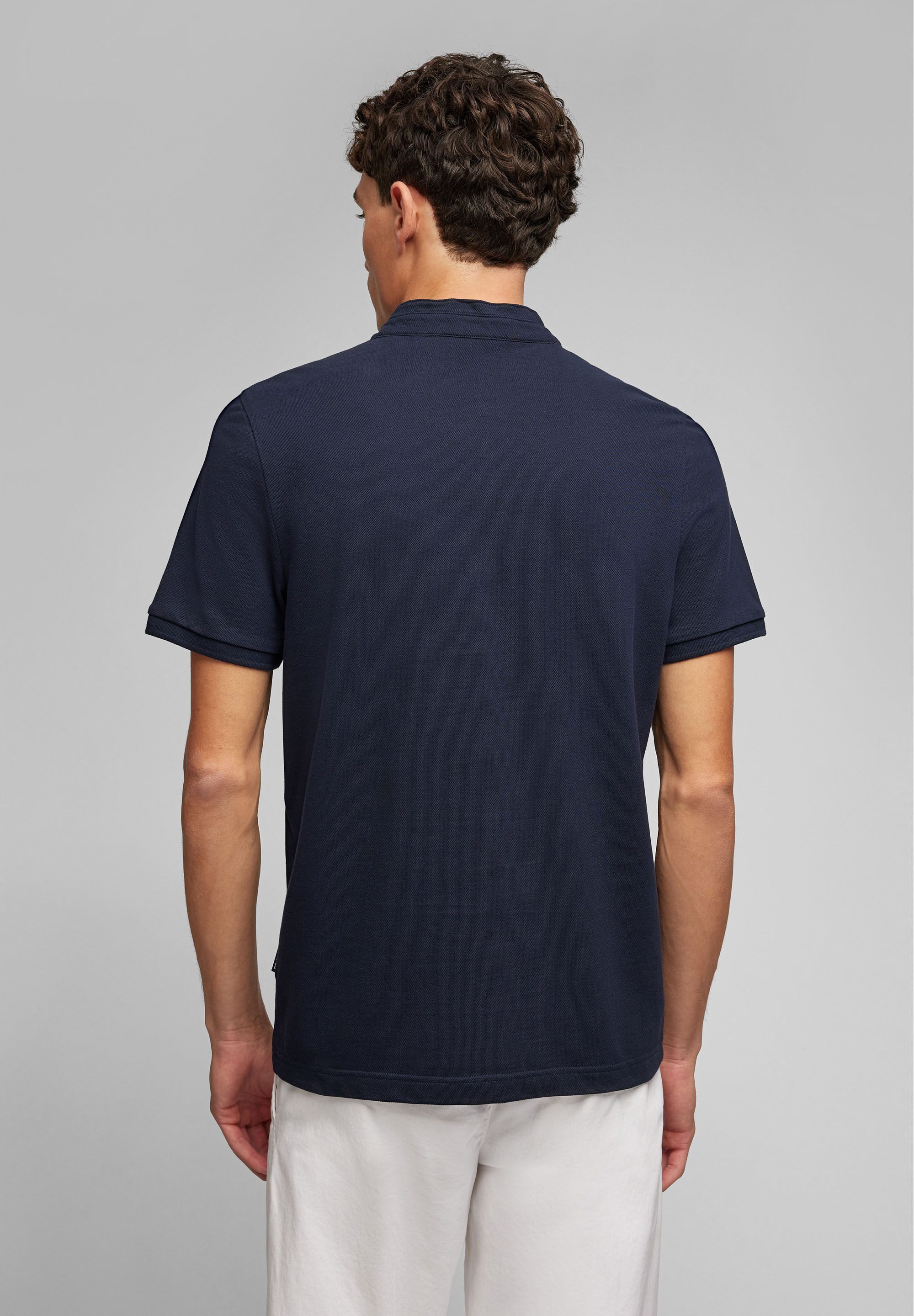 HECHTER PARIS Poloshirt (1-tlg) aus reiner Bio-Baumwolle