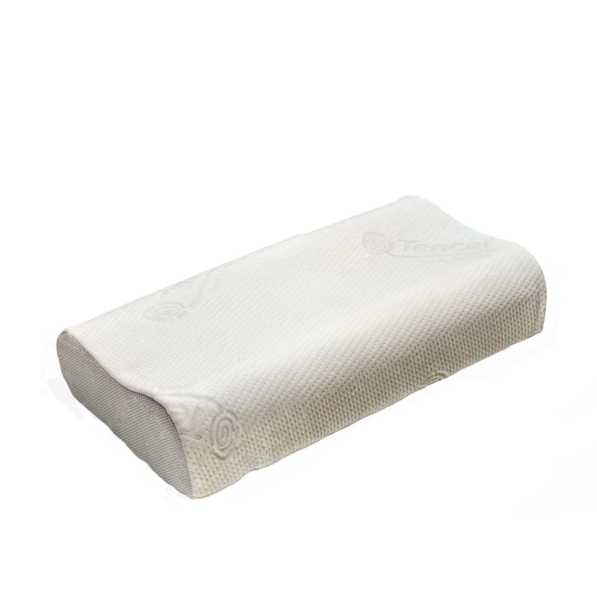 Bonvionn Kopfkissen Nackenstützkissen Beasleep, Füllung: Kaltschaum, Bezug: Tencel, Rückenschläfer, Seitenschläfer, Bauschläfer, 3-tlg, Zwei eingebaute Einlegeplatten