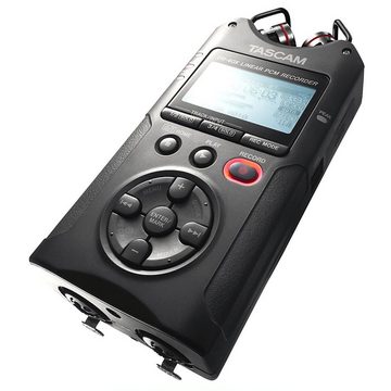 Tascam DR-40X Audio-Recorder Digitales Aufnahmegerät (mit SD-Karte)