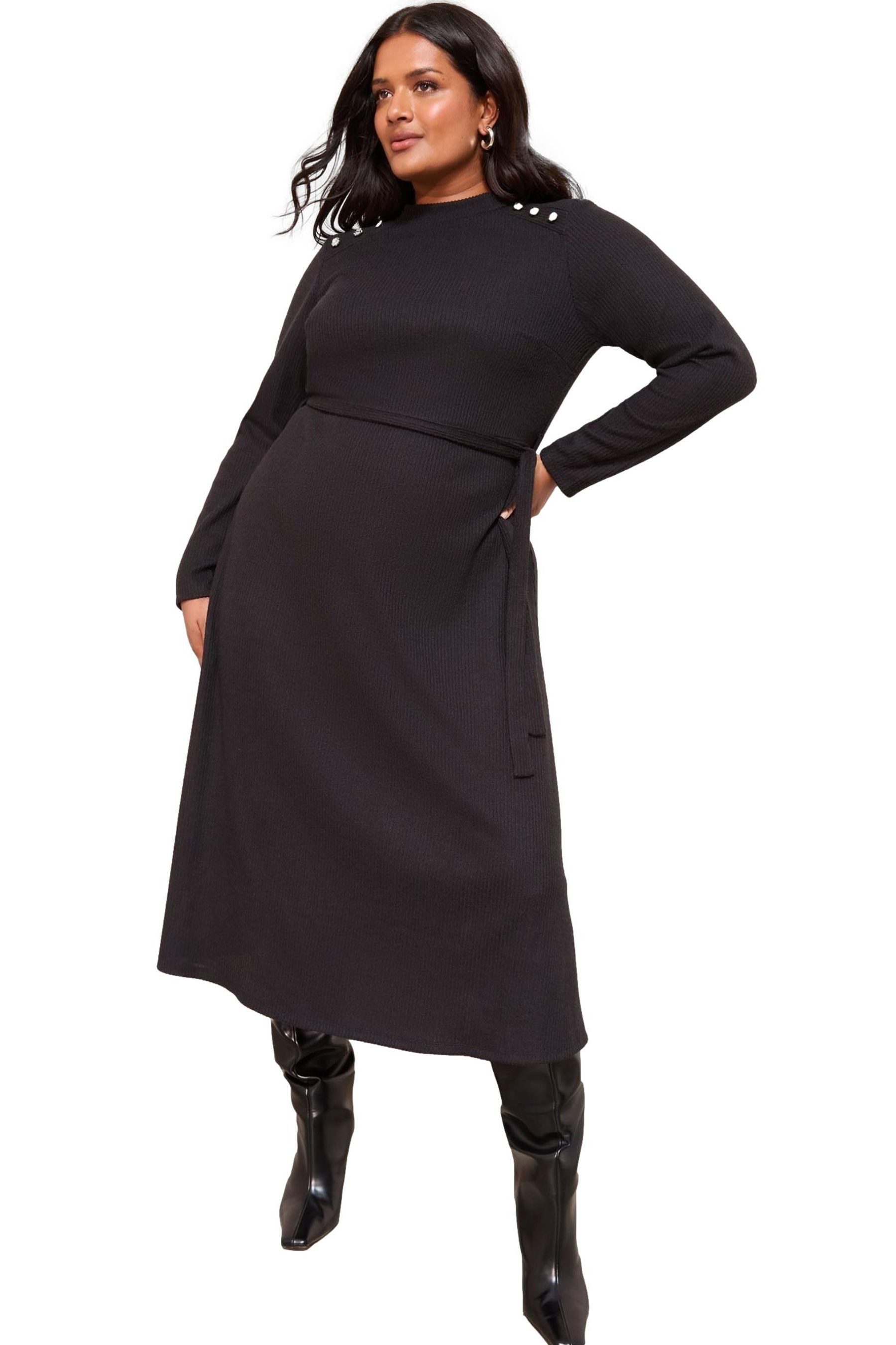 Midikleid Friends Like These Minikleid mit Gürtel, Curve