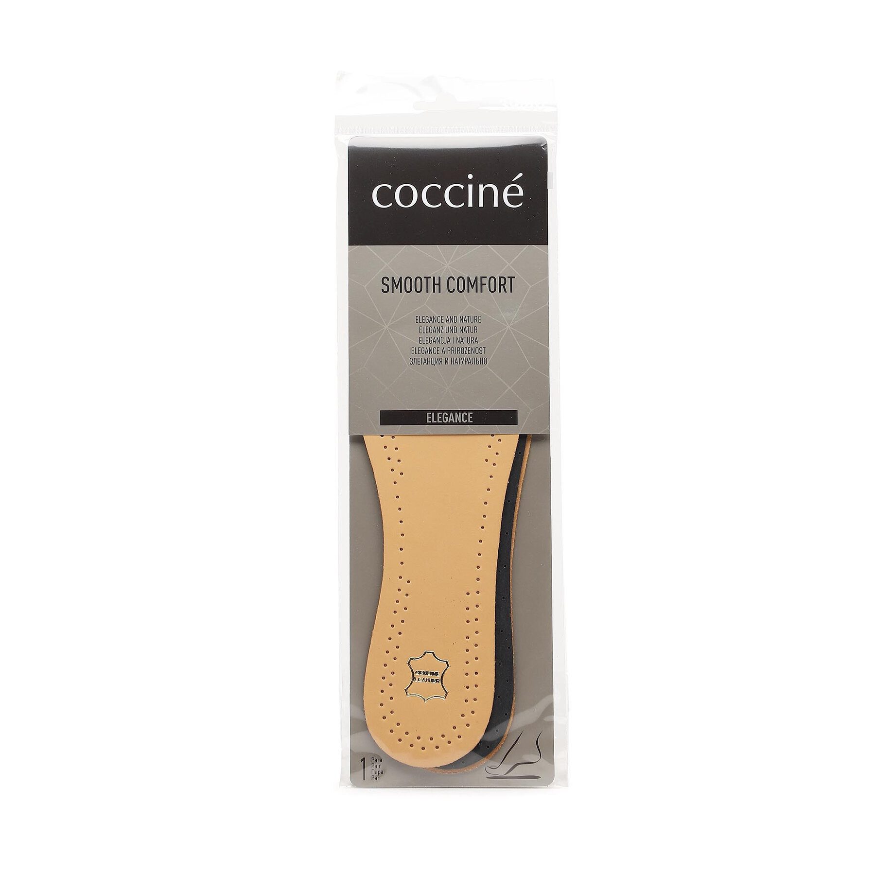 coccine Ledersohlen Coccine Leder-Einlegesohlen Unisex Kinder Beige Sanfter Komfort