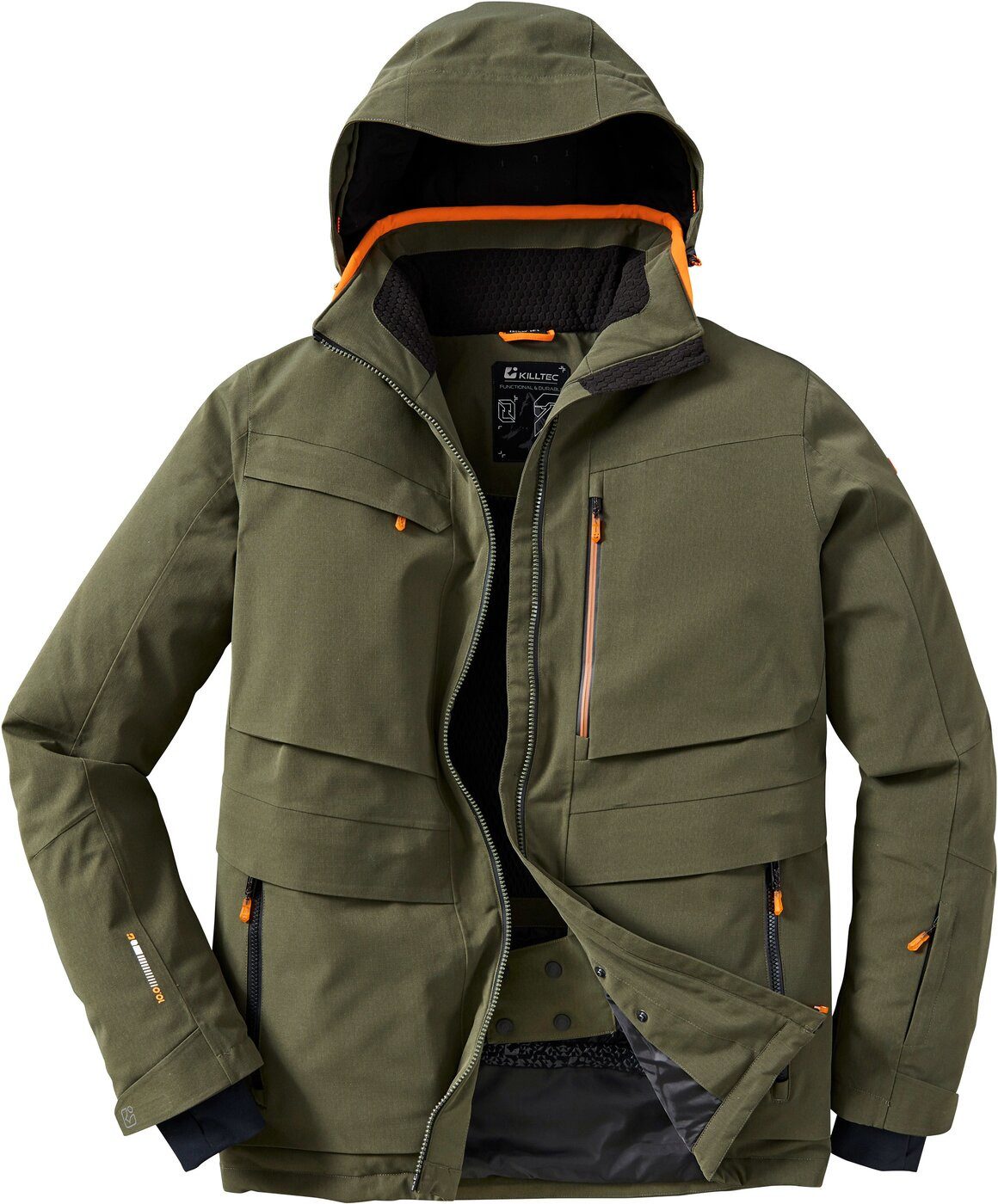 Killtec Skijacke KSW 43 MN SKI JCKT DARK MOSS killtec Herren Funktionsjacke