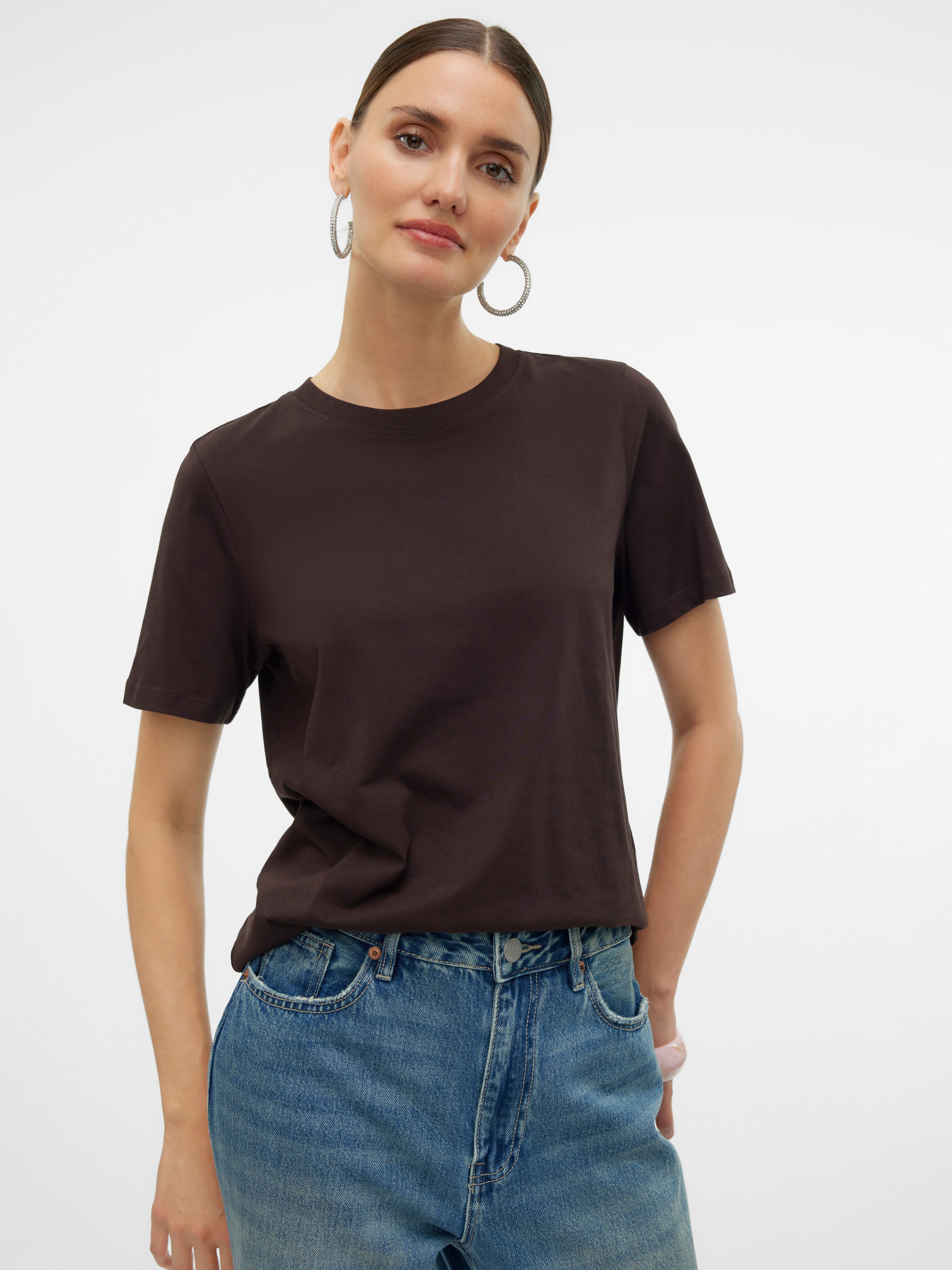 Vero Moda Kurzarmshirt VMPAULINA SS T-SHIRT günstig online kaufen