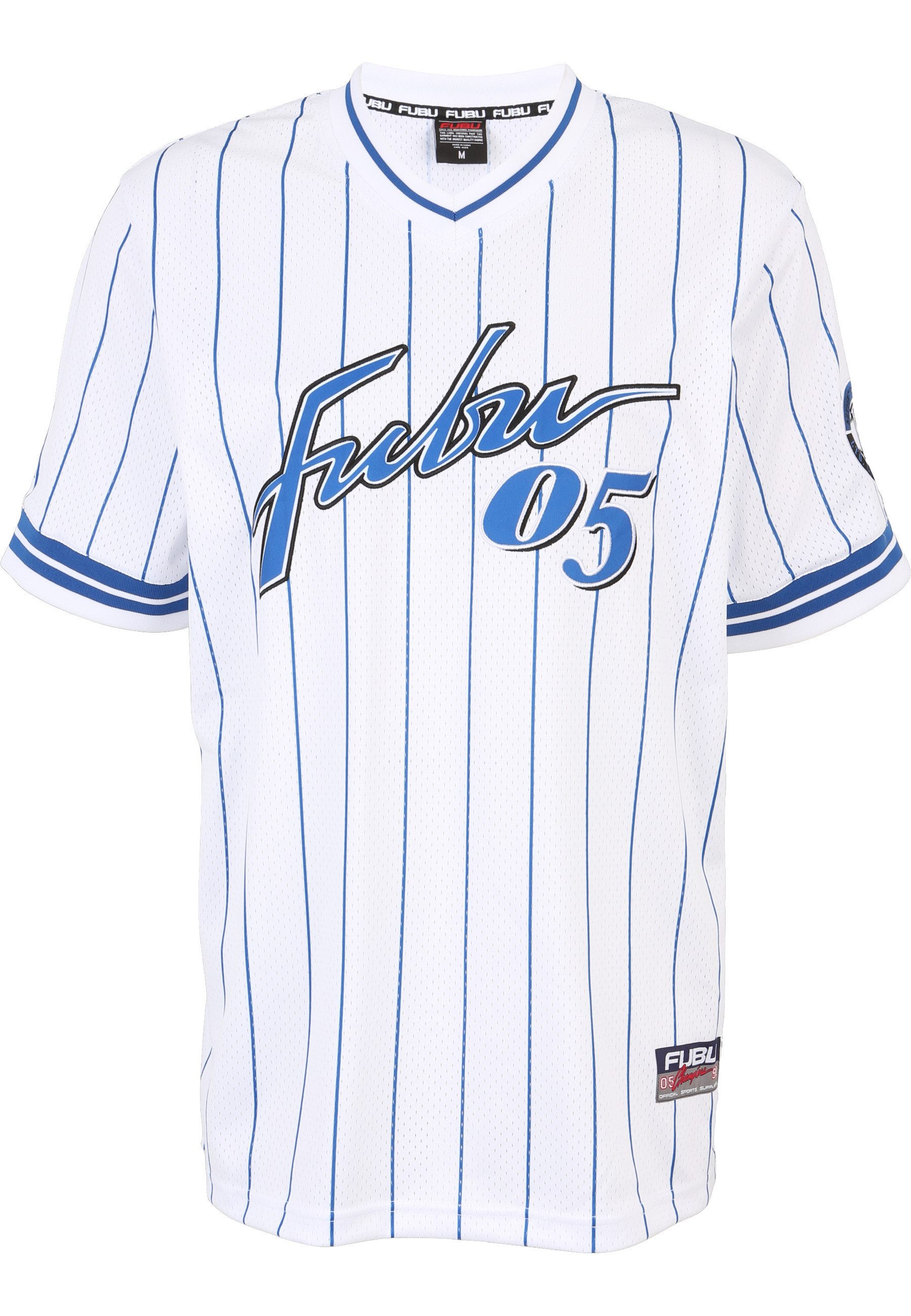 Fubu T-Shirt Fubu Herren FM232-012-1 FUBU Retro Pinstripe Jersey (1-tlg)