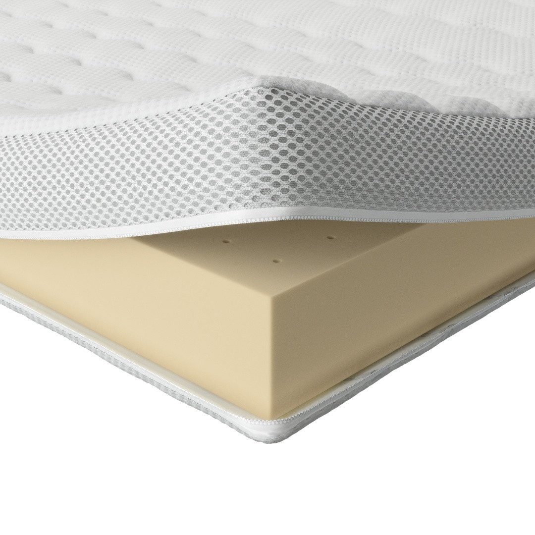 AM Qualitätsmatratzen, Цилиндр Latex RG65, Premium Matratzenauflage Латексные матрасы, Besonders Langlebig, 6 cm hoch, Latex, 80x200 cm