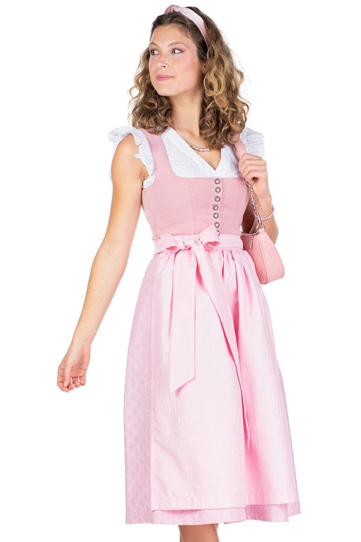 MarJo Dirndl Cord Dirndl 2tlg. - OBING - puderrosa günstig online kaufen
