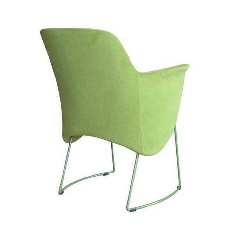 St), Sessel Esszimmerstuhl Sitzer JVmoebel in Esszimmerstuhl Grün Stuhl Made Stoff Küchenstuhl (1 Holz Europa Modern