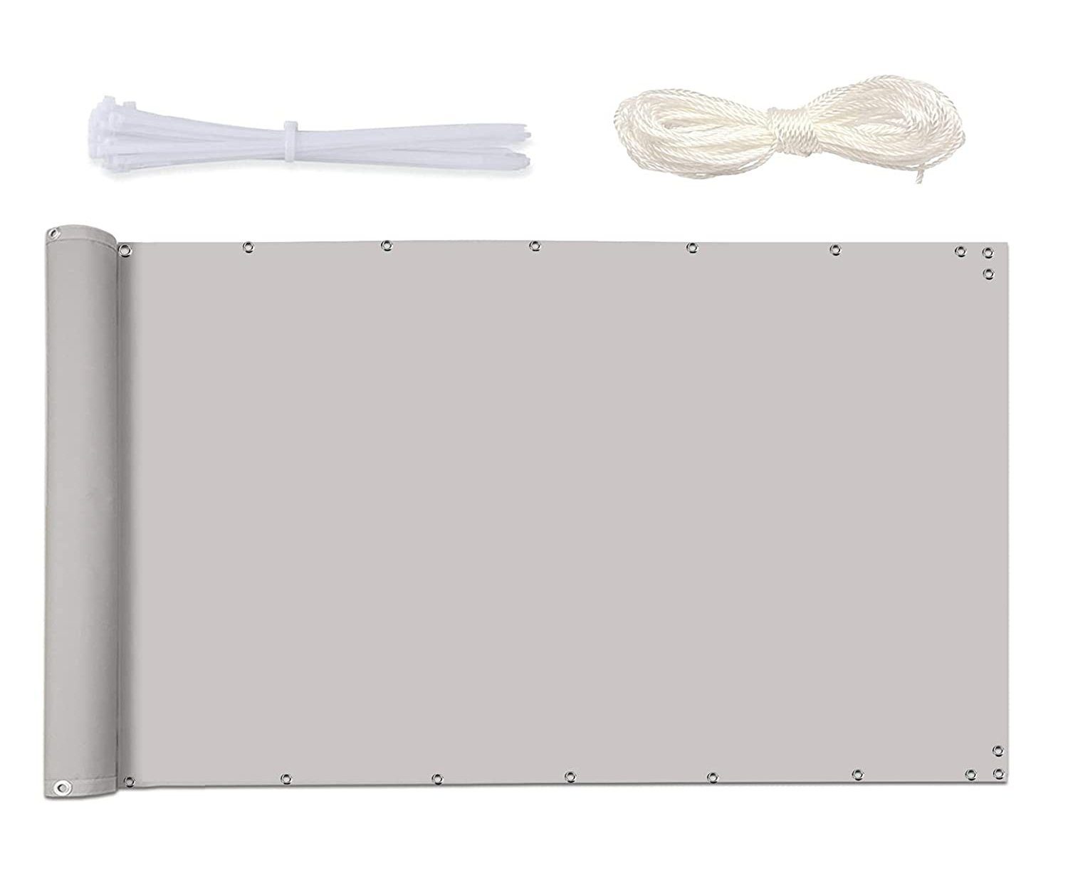 Vaxiuja Balkonsichtschutz »Vaxiuja Balkon Sichtschutz, 1Mx5M, hellgrau