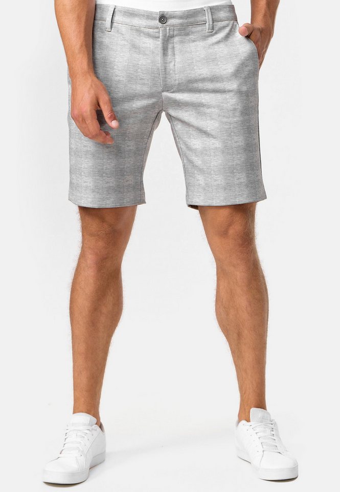 INDICODE Chinoshorts Herren Aalborg Chino Shorts Herrenshorts aus Viskose-Stretch