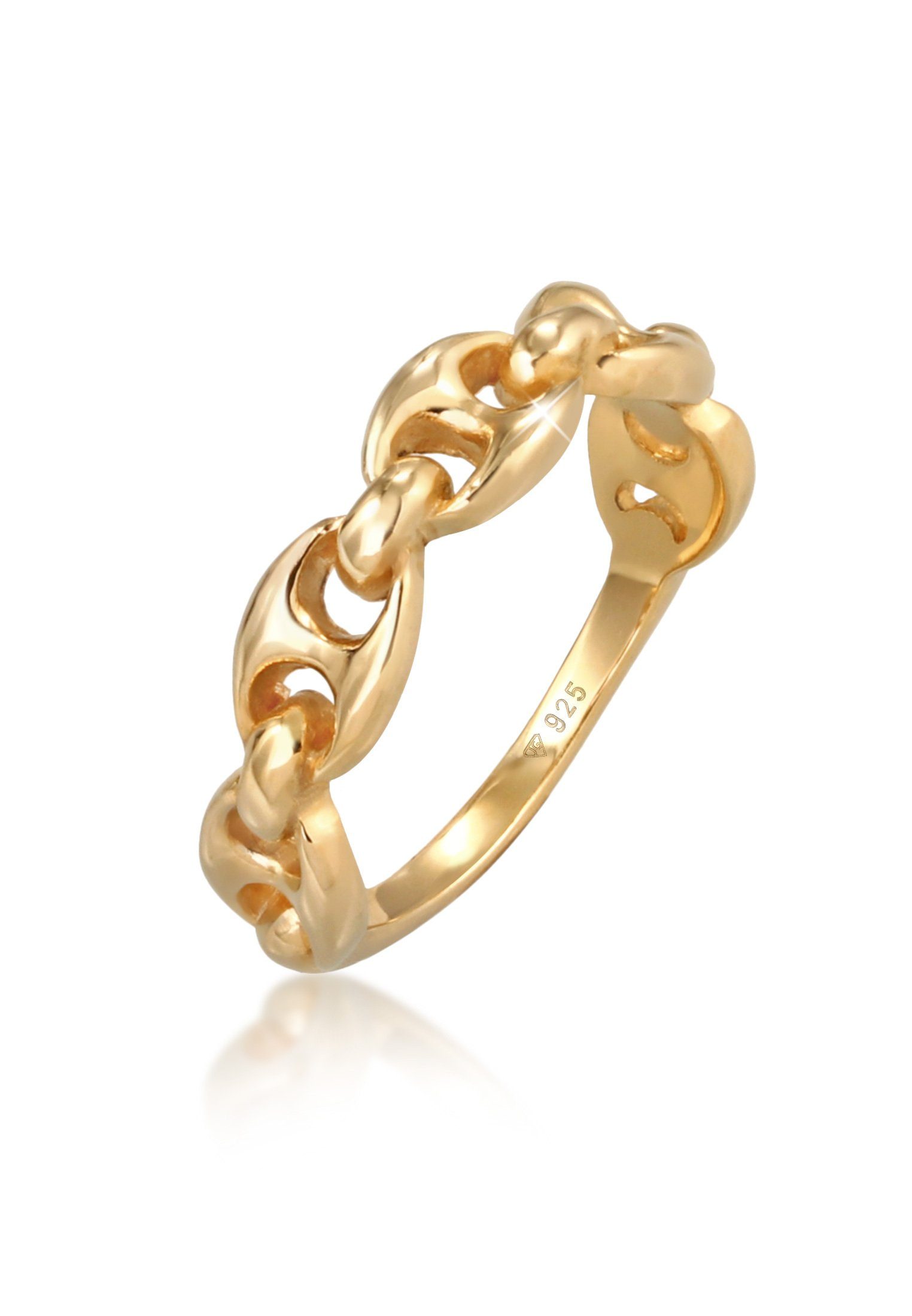 Fingerring Maritimes Schiffsanker Design Bandring 925 Silber