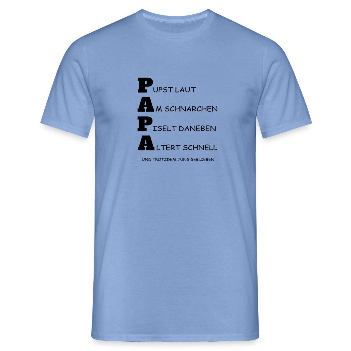 Spreadshirt T-Shirt Papa Trotzdem Jung Geblieben Männer T-Shirt (1-tlg)