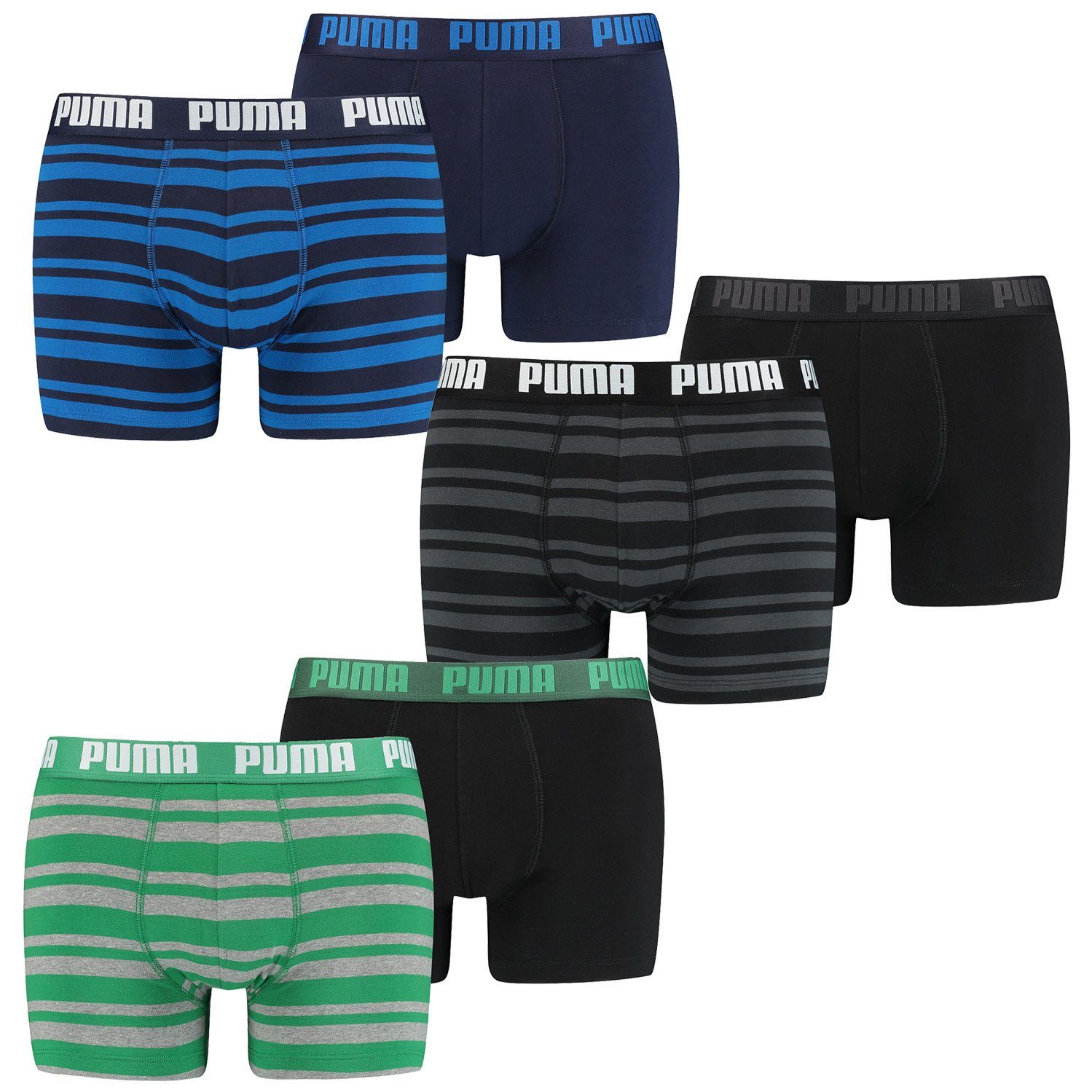 PUMA Boxershorts HERITAGE STRIPE BOXER 6er günstig online kaufen