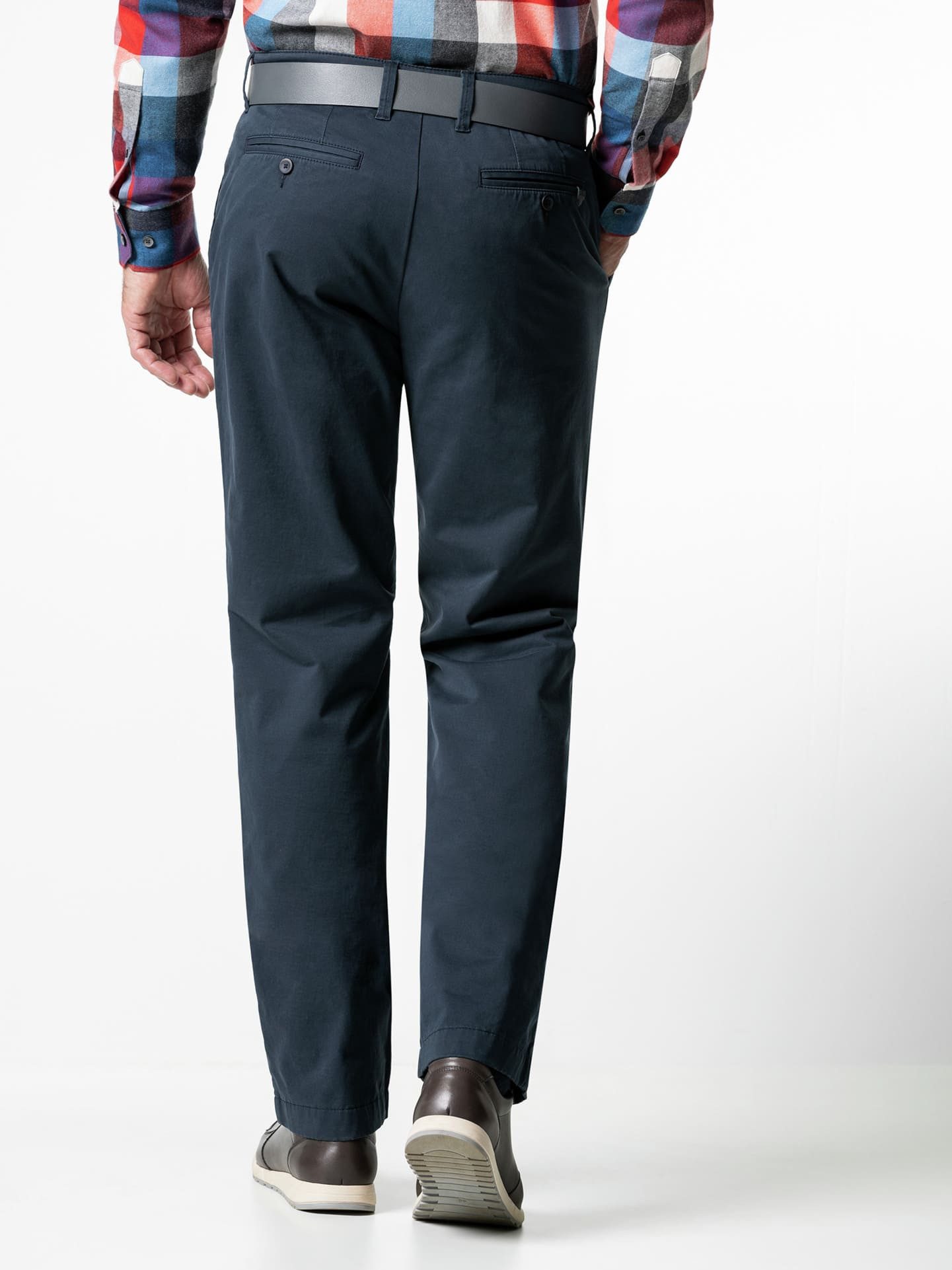 Walbusch Chinohose Herren Extraglatt-Thermo Chino Regular Fit bügelfrei Thermohose