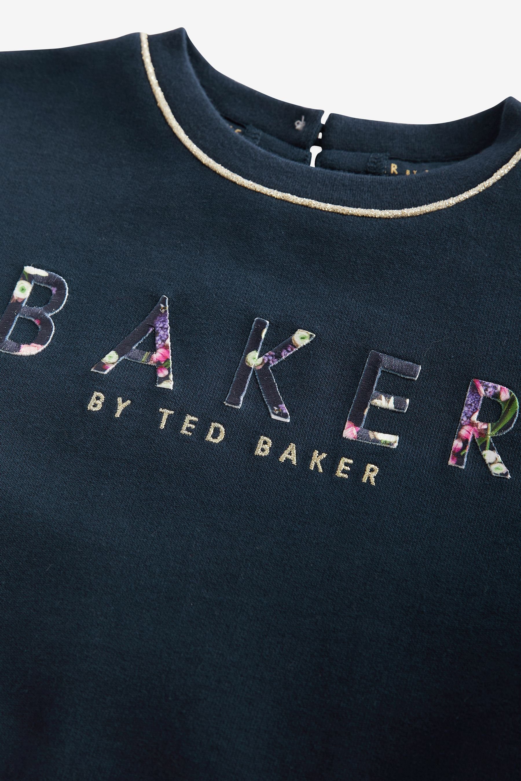 Mesh-Rücken by Baker Baker (1-tlg) Ted mit Baker Baker Ted by Sweatshirtkleid Sweatkleid