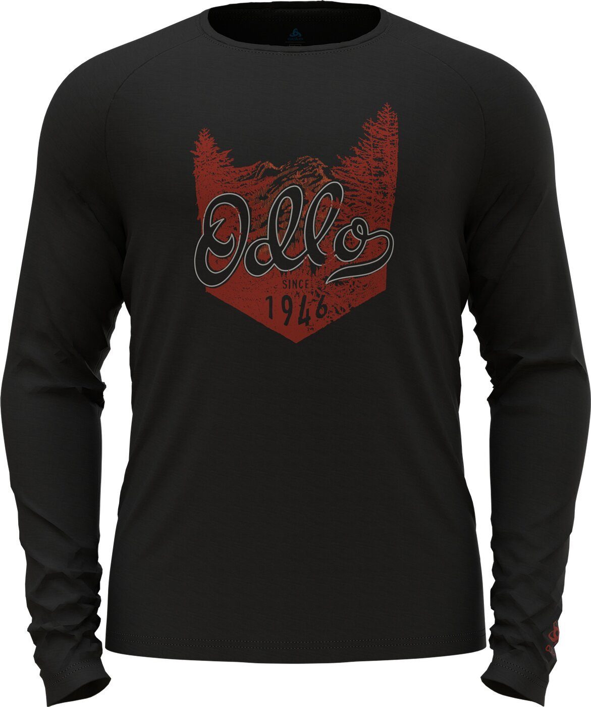 Odlo Longsleeve T-shirt crew neck l/s MERINO 2 15000 black