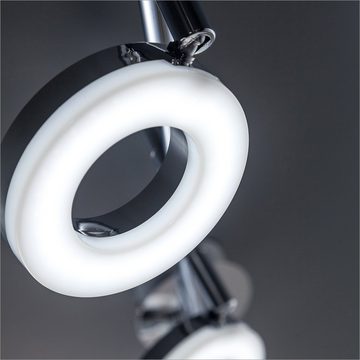 B.K.Licht LED Deckenleuchte, LED fest integriert, Warmweiß, LED Deckenlampe, Wohnzimmer, Decken-Spot, Strahler, inkl. 4,5W 450lm