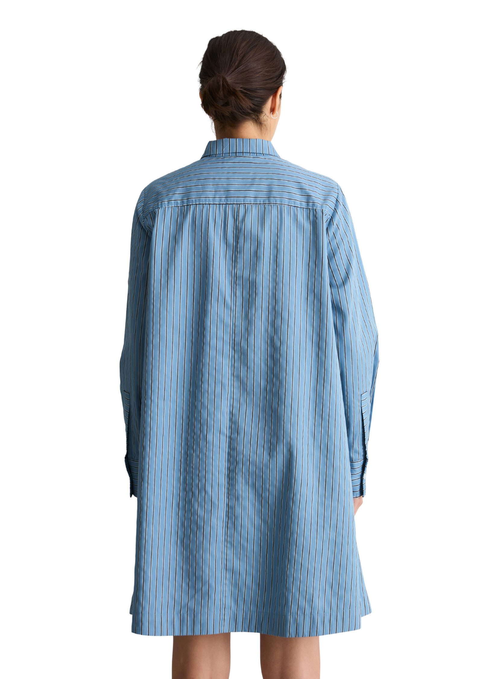 Marc O'Polo DENIM Hemdblusenkleid aus Organic Cotton-Lyocell-Mix