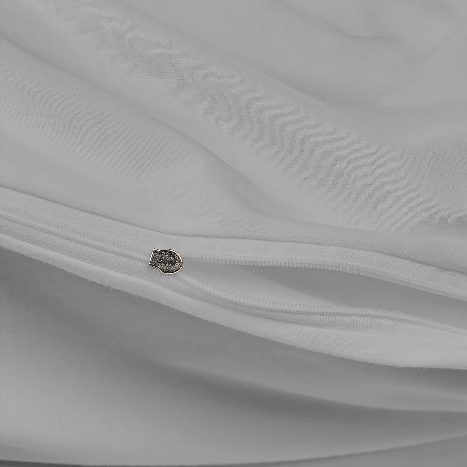 livessa Bettbezug Bettbezug Baumwolle Jersey Bettwäsche Allergiker Reißverschluss, (1 St), 100% Baumwolle Single-Jersey 140 g/m² weich & atmungsaktiv – Bild 3 von 5