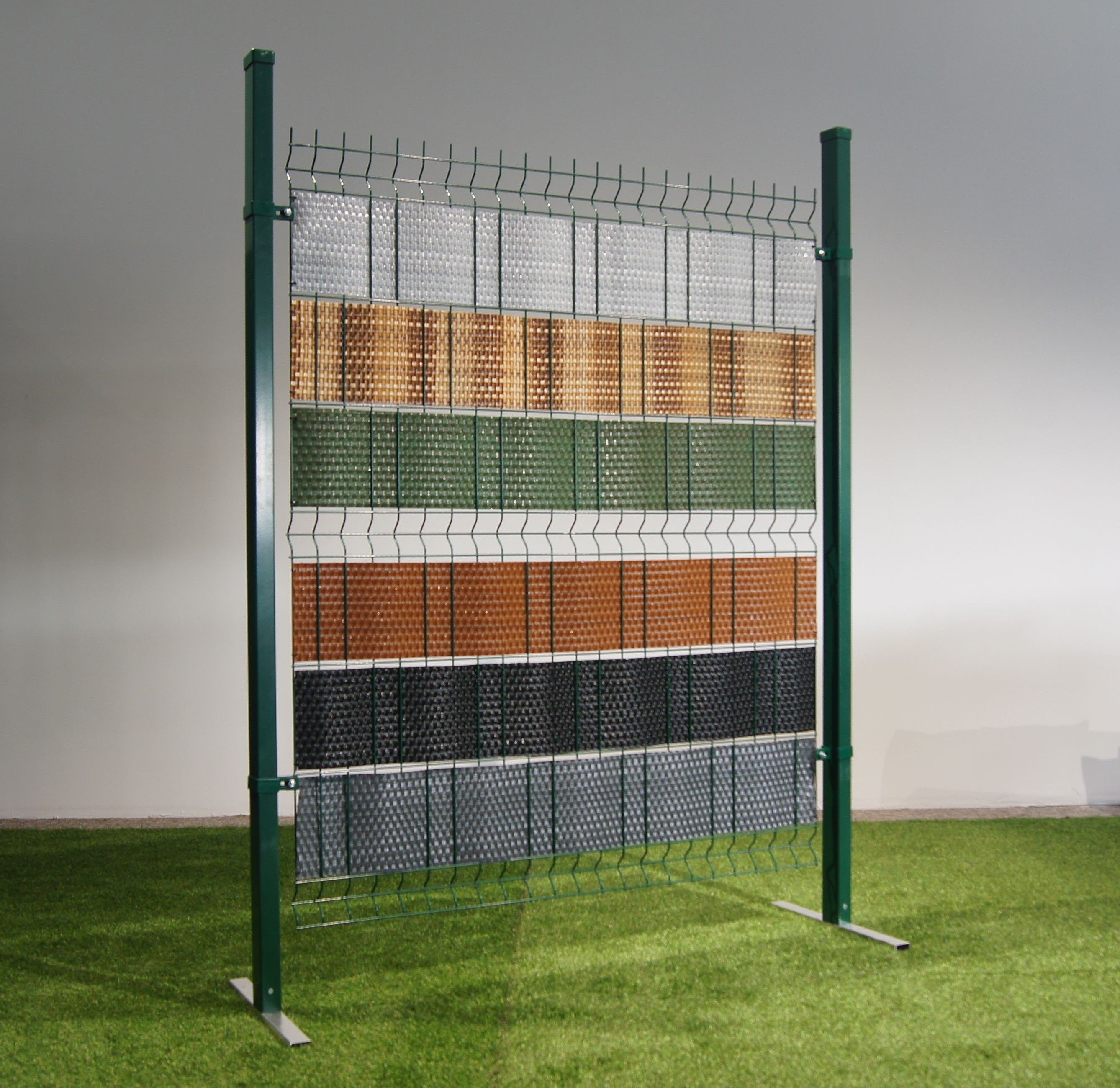 Thumbnail - Rattan Art Sichtschutzstreifen Polyrattan - Gemischt Braun / Schwarz