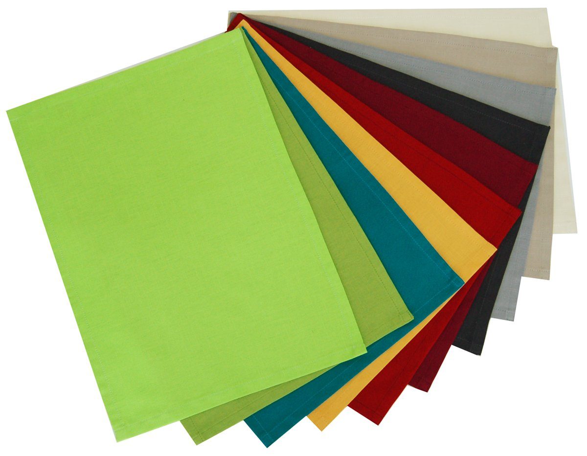 (1-St), beties, Tischset 35x45 ca. Farbenspiel, in fröhlichen Interessante Grün Webstruktur cm Platzset, Farben