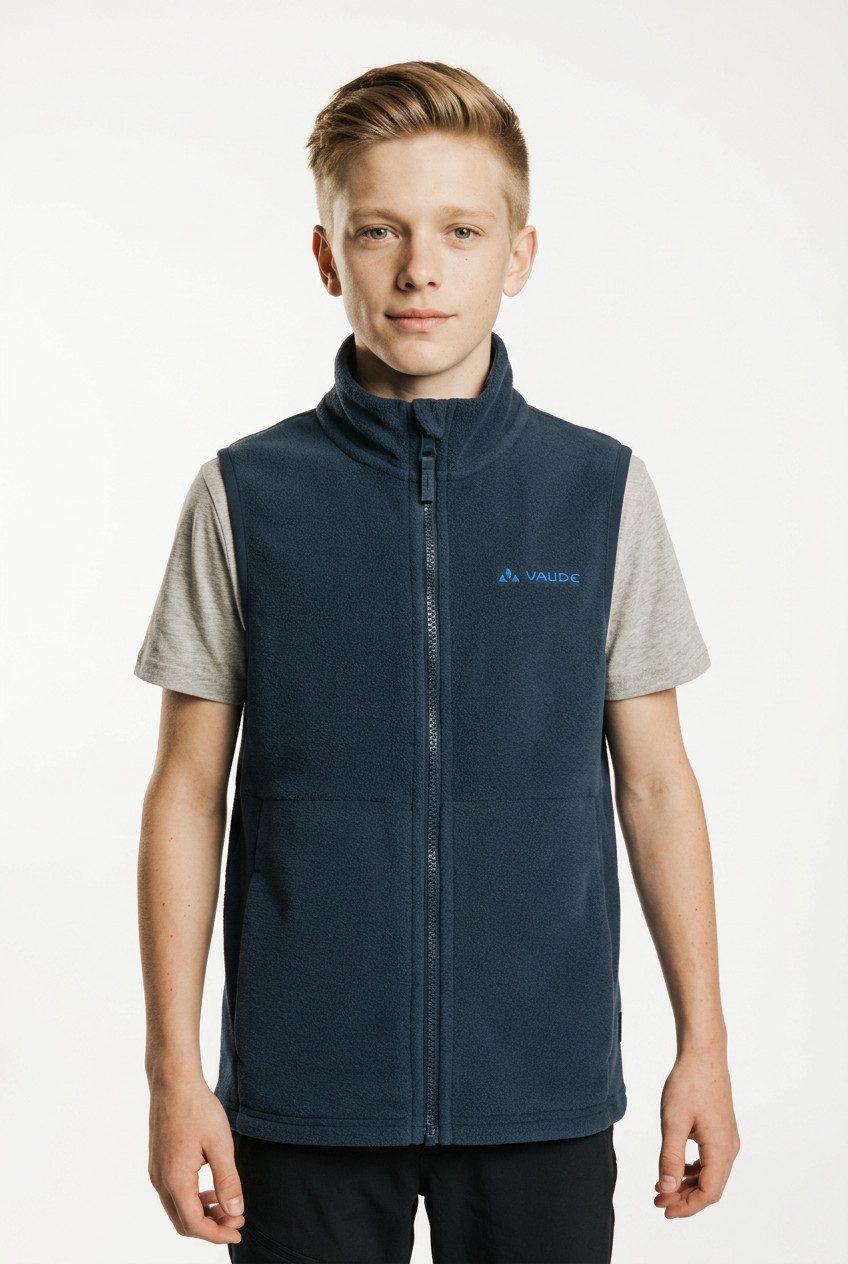 VAUDE Fleeceweste Kids Pulex Vest II für Kinder, wasserabweisend, windabweisend, atmungsaktiv