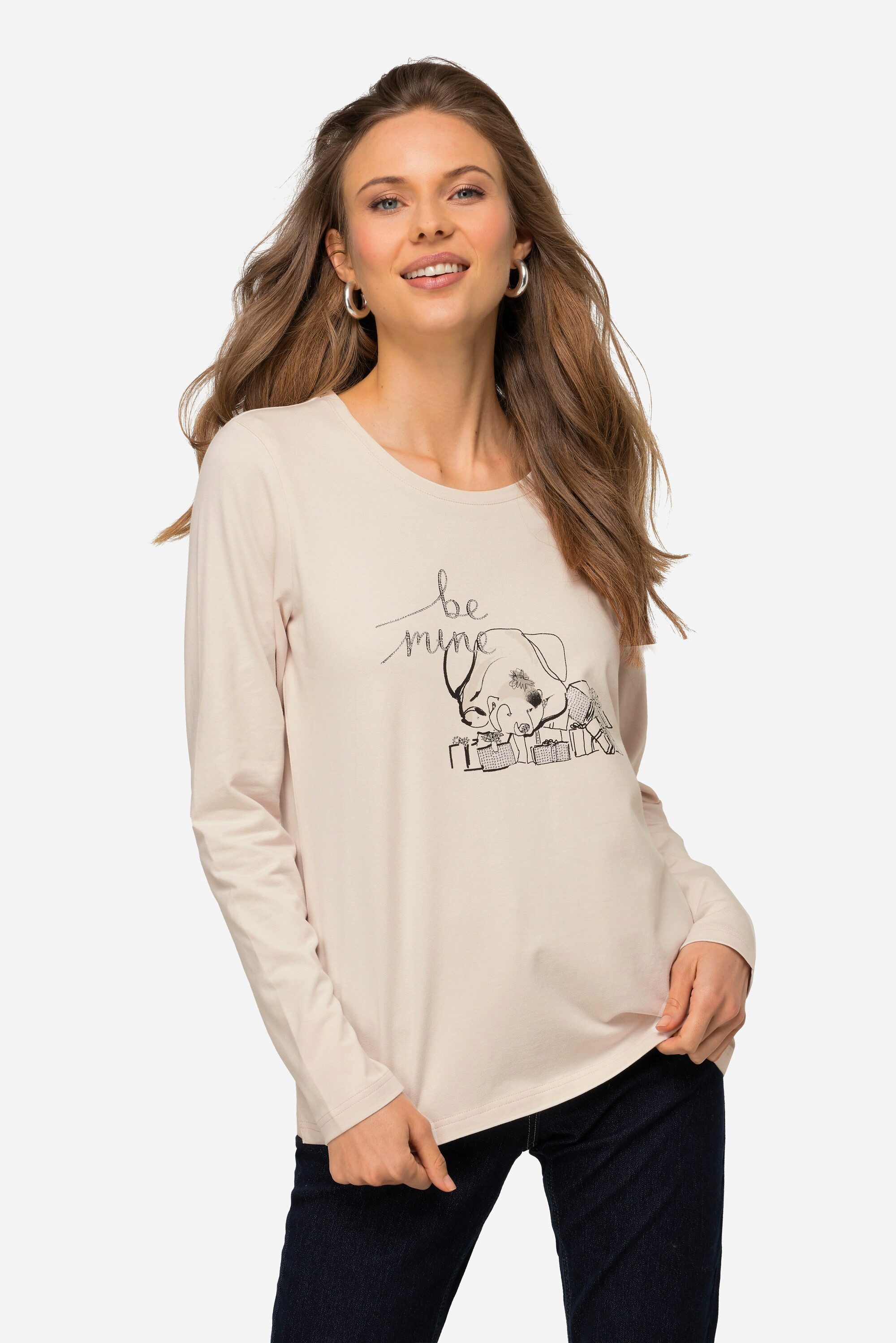 Longsleeve T-Shirt Eisbären Geschenke Rundhals Langarm