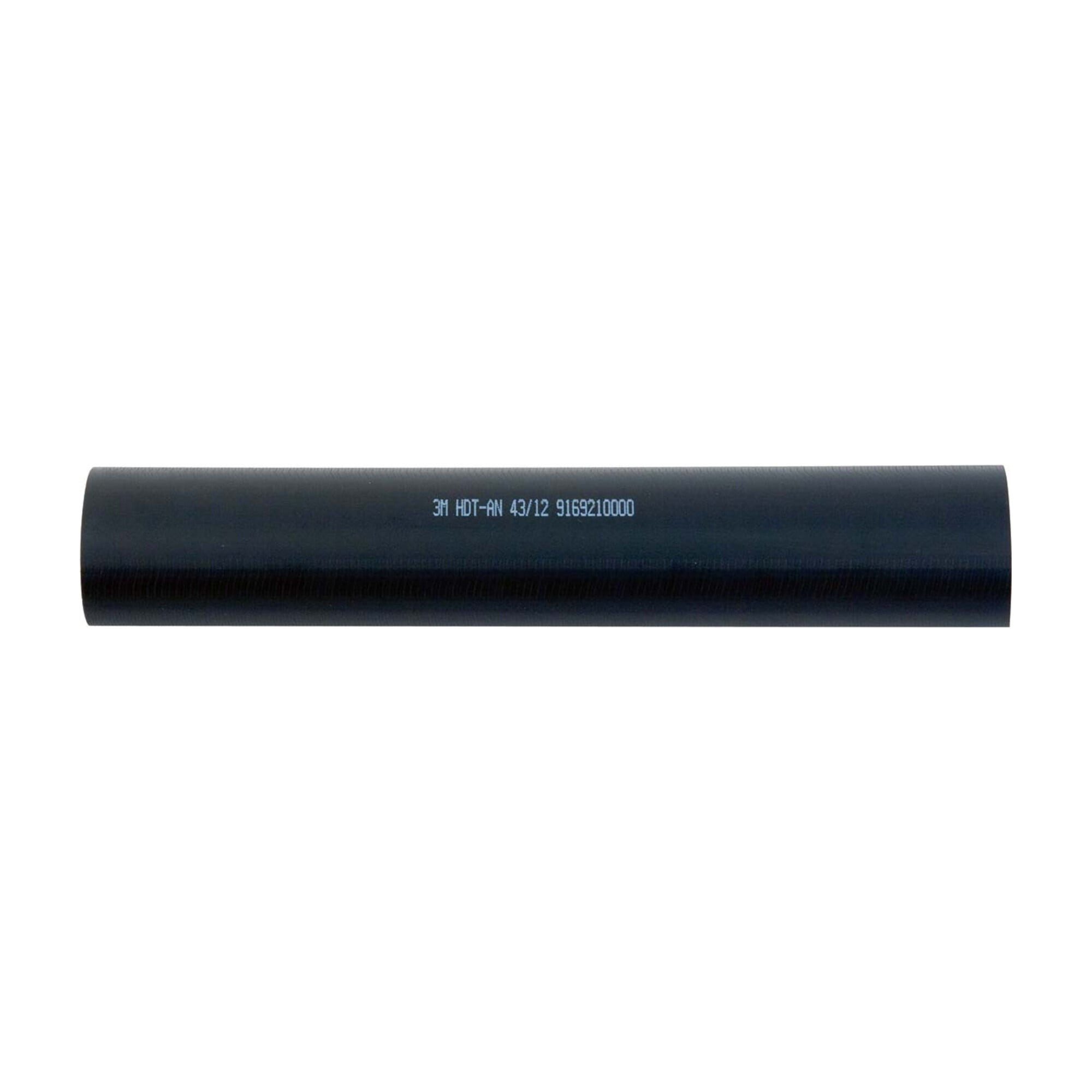 3M Geflechtschlauch 3M Deutschland Warmschrumpfschlauch dickw 43/12 mm, sw, m.Kle. HDT-AN-